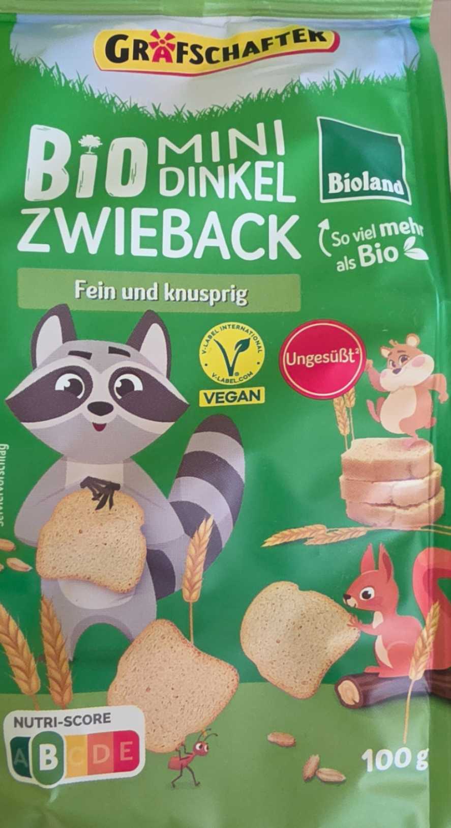 Zwieback Dinkel mini