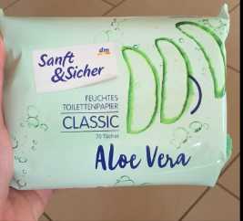 Feuchtes Toilettenpapier classic Aloe Vera