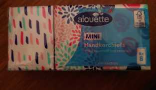 ALOUETTE Chusteczki mini