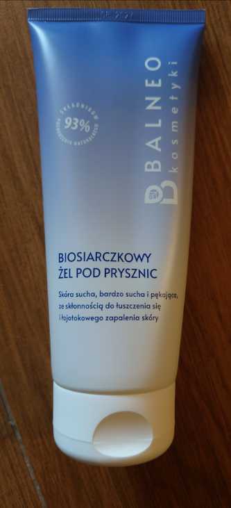 BIOSIARCZANOWY ŻEL POD PRYSZNIC