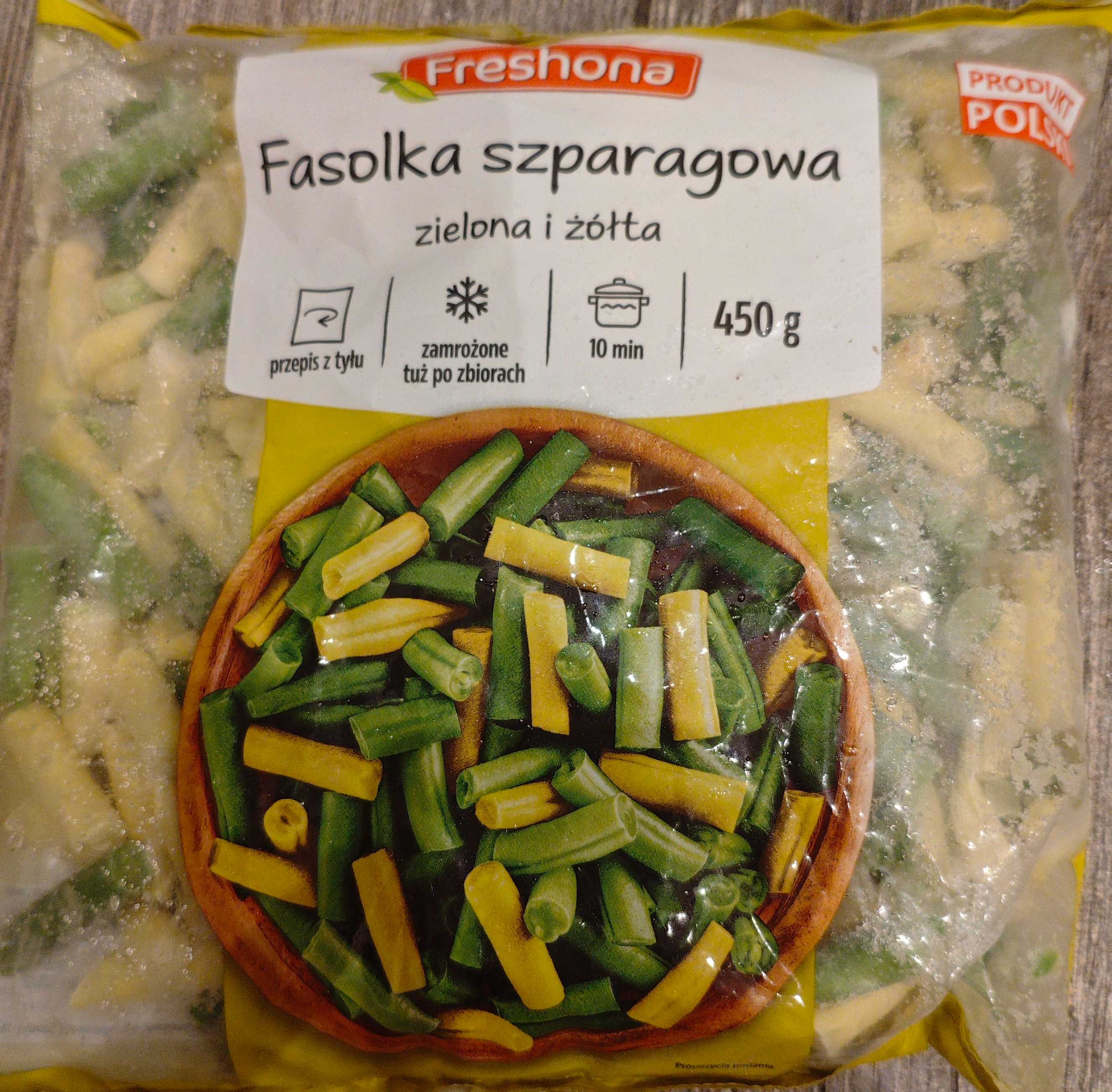 Fasolka szparagowa zielona i żółta 