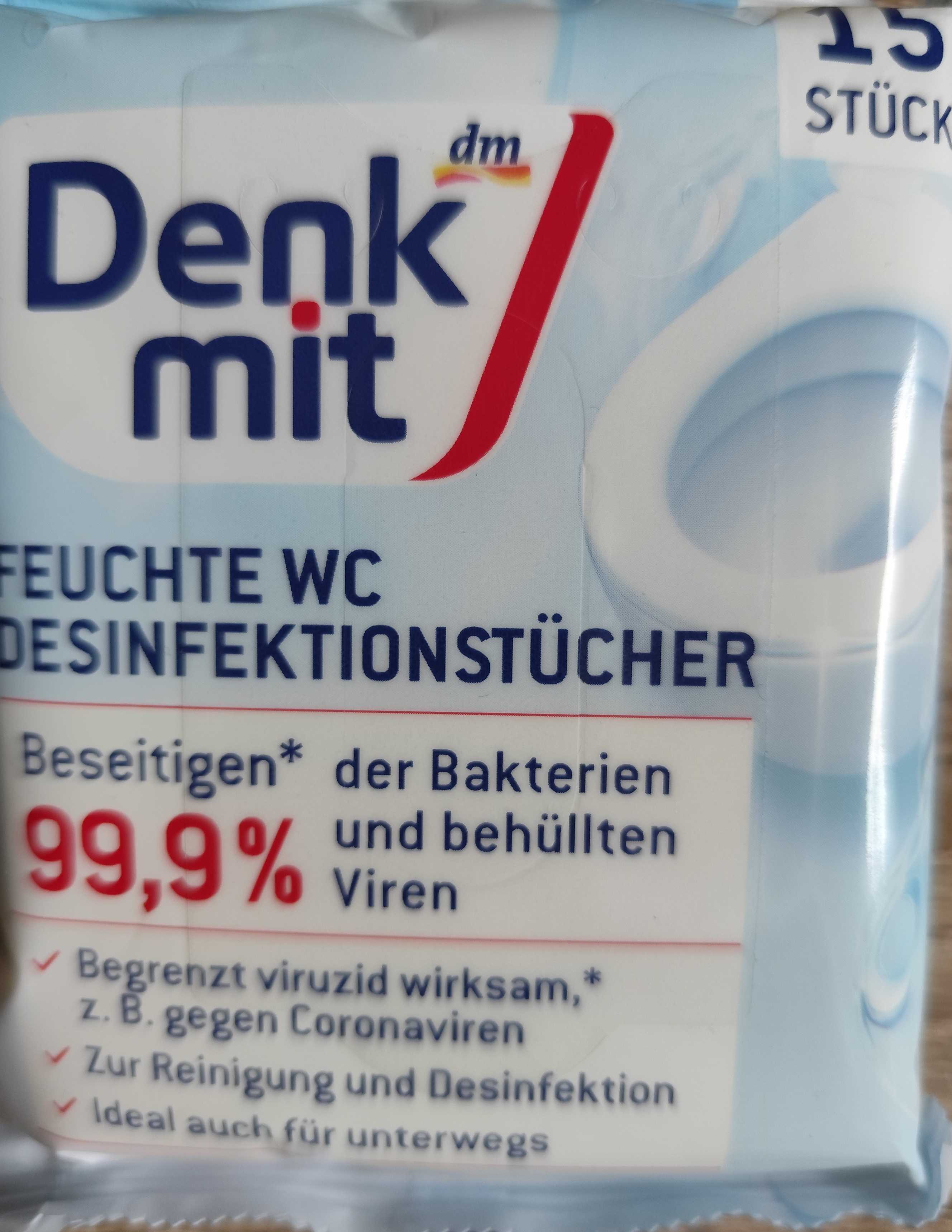 Feuchte WC Desinfektionstücher