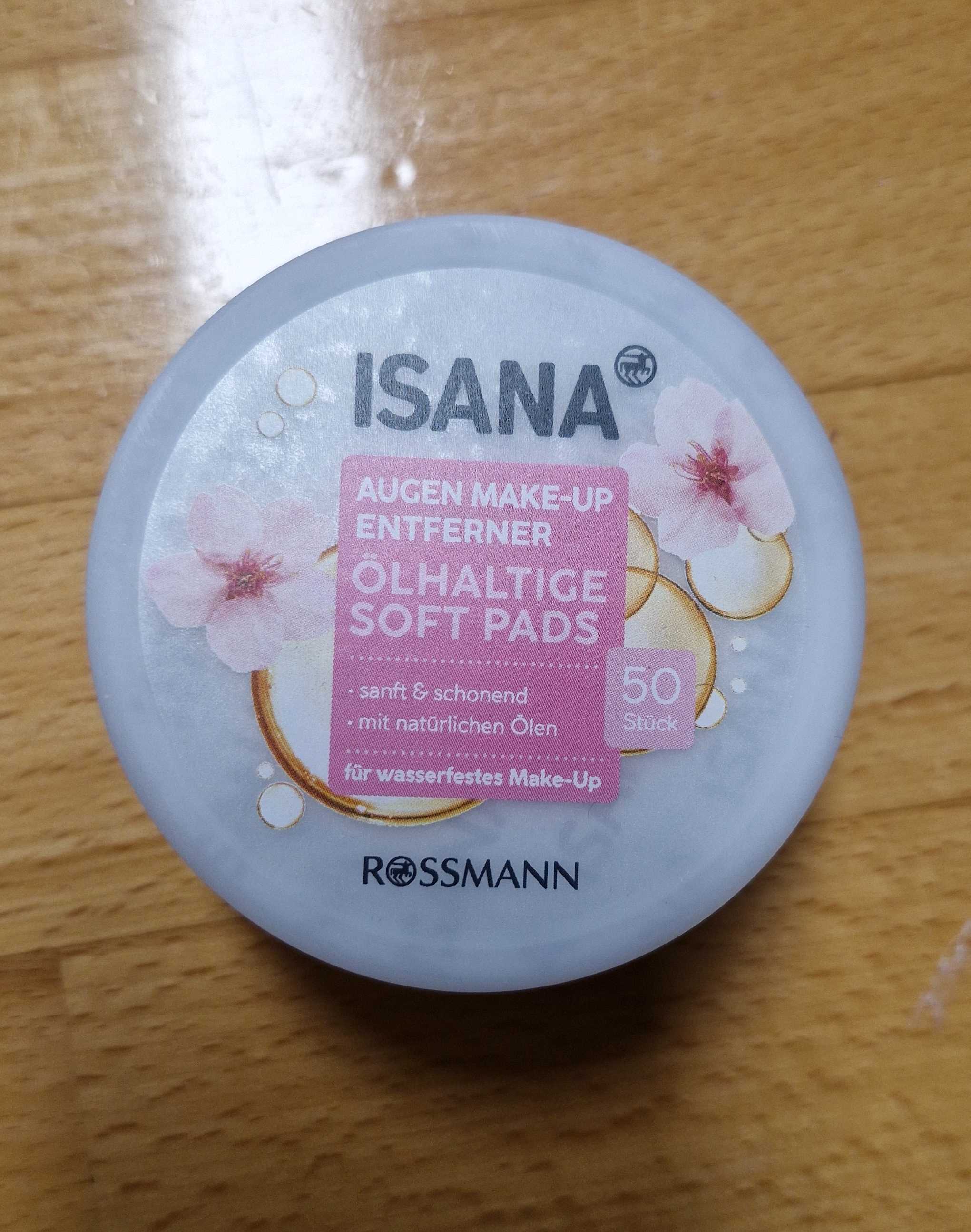 Isana Augen maje-up entferner pads