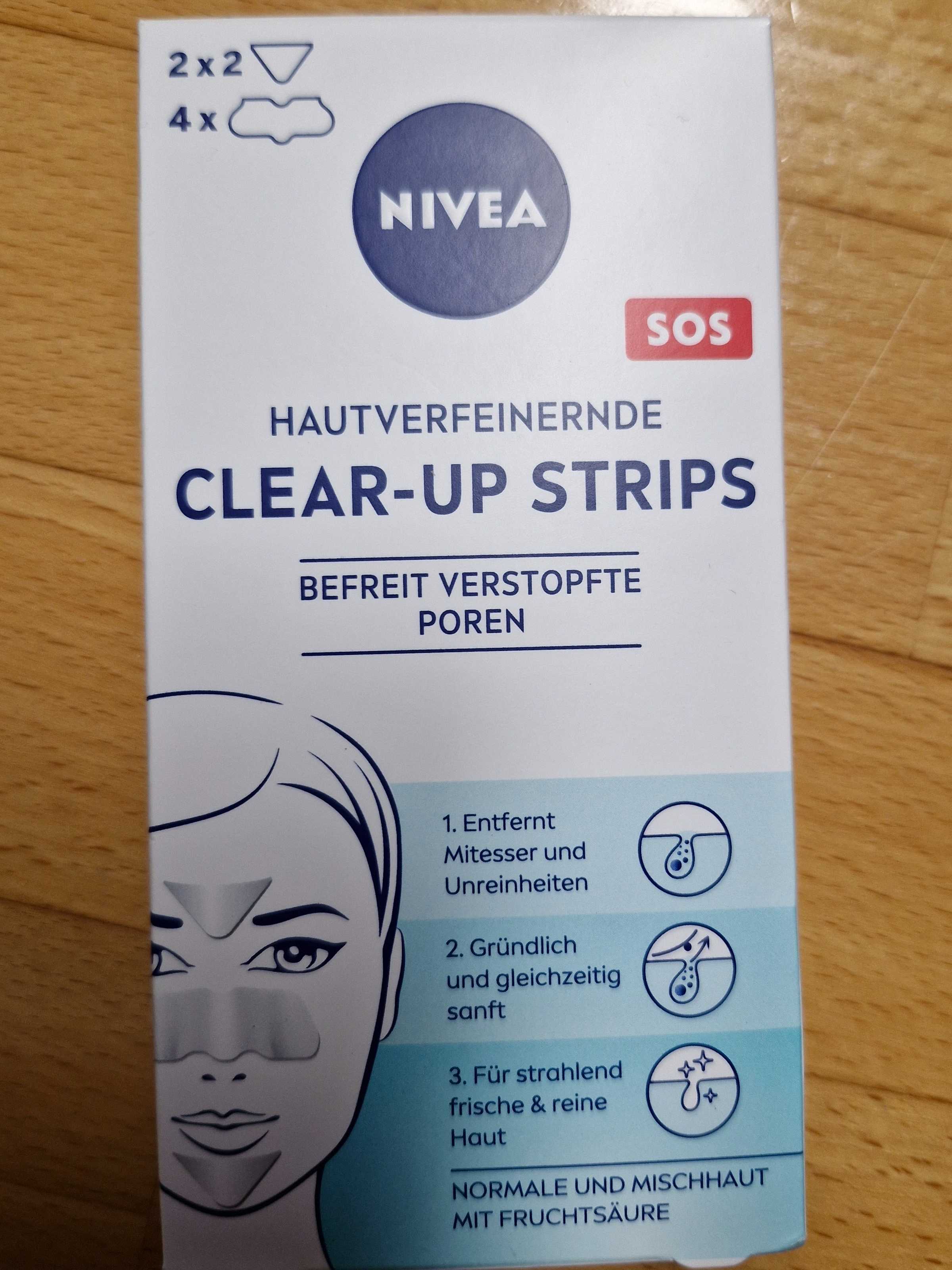 Nivea Clear Up strips