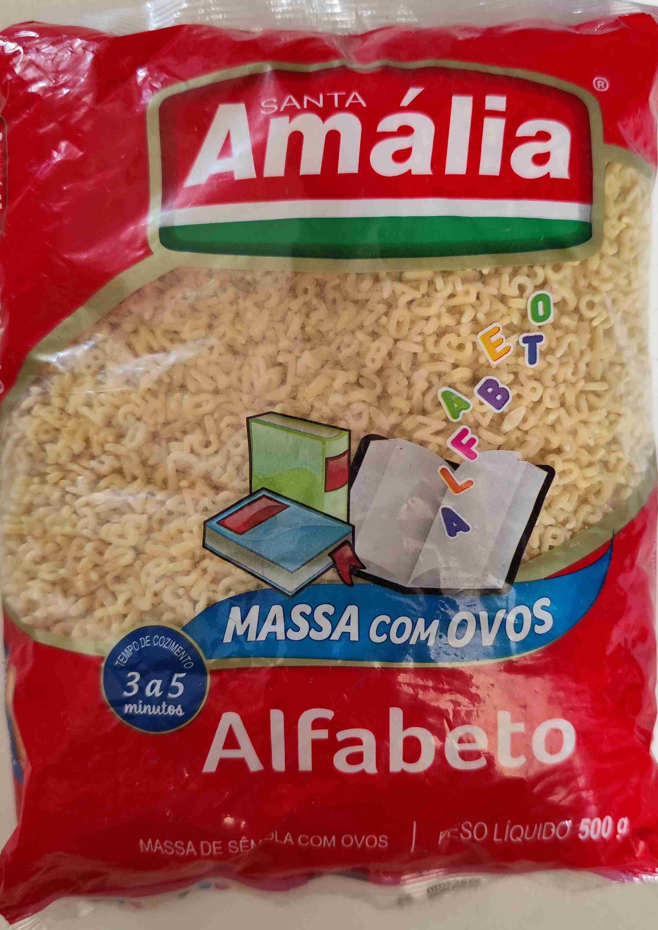 Macarrão alfabeto