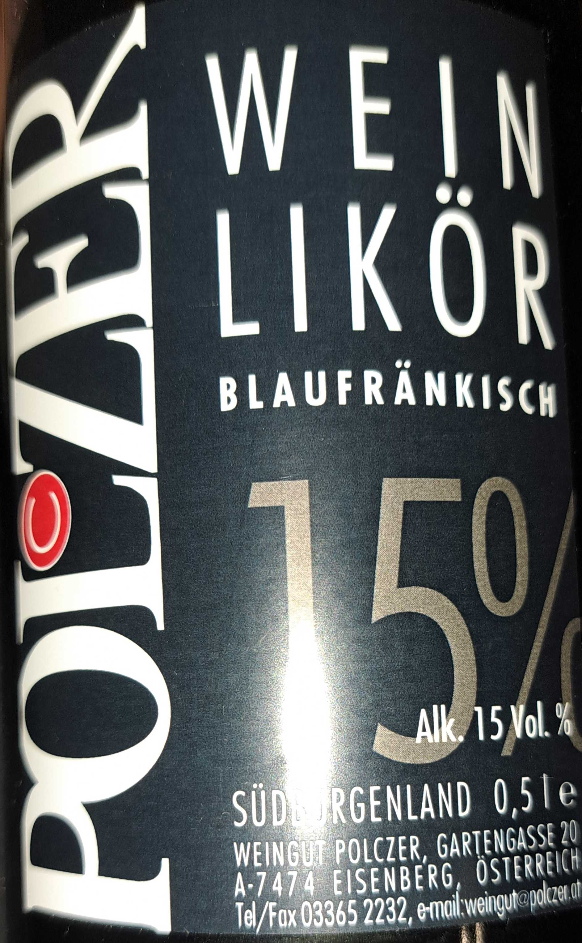 Weinlikör Blaufränkisch