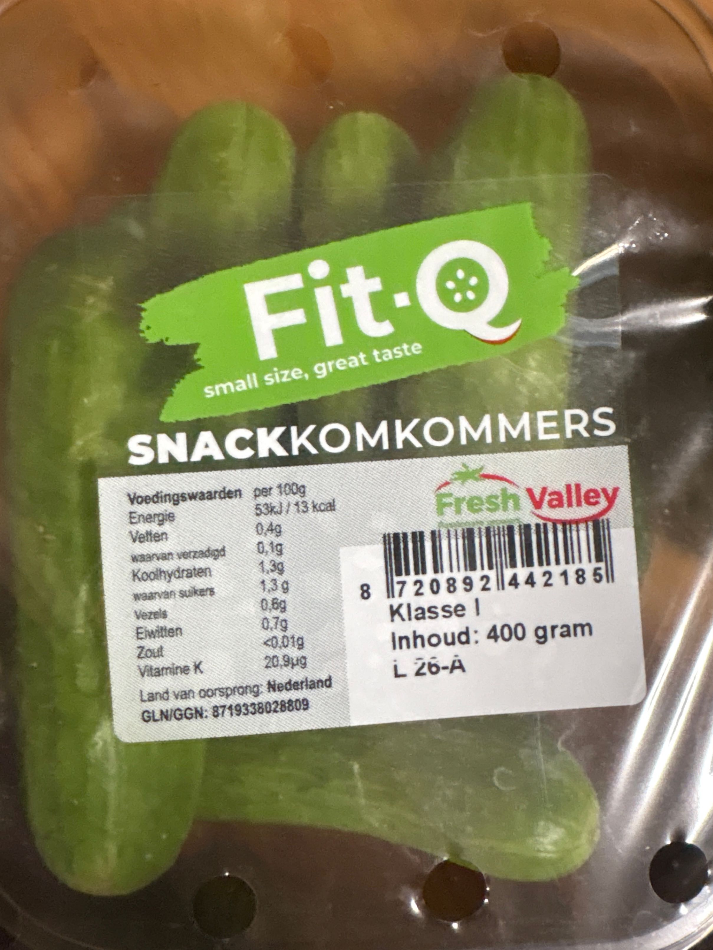 Mini komkomers