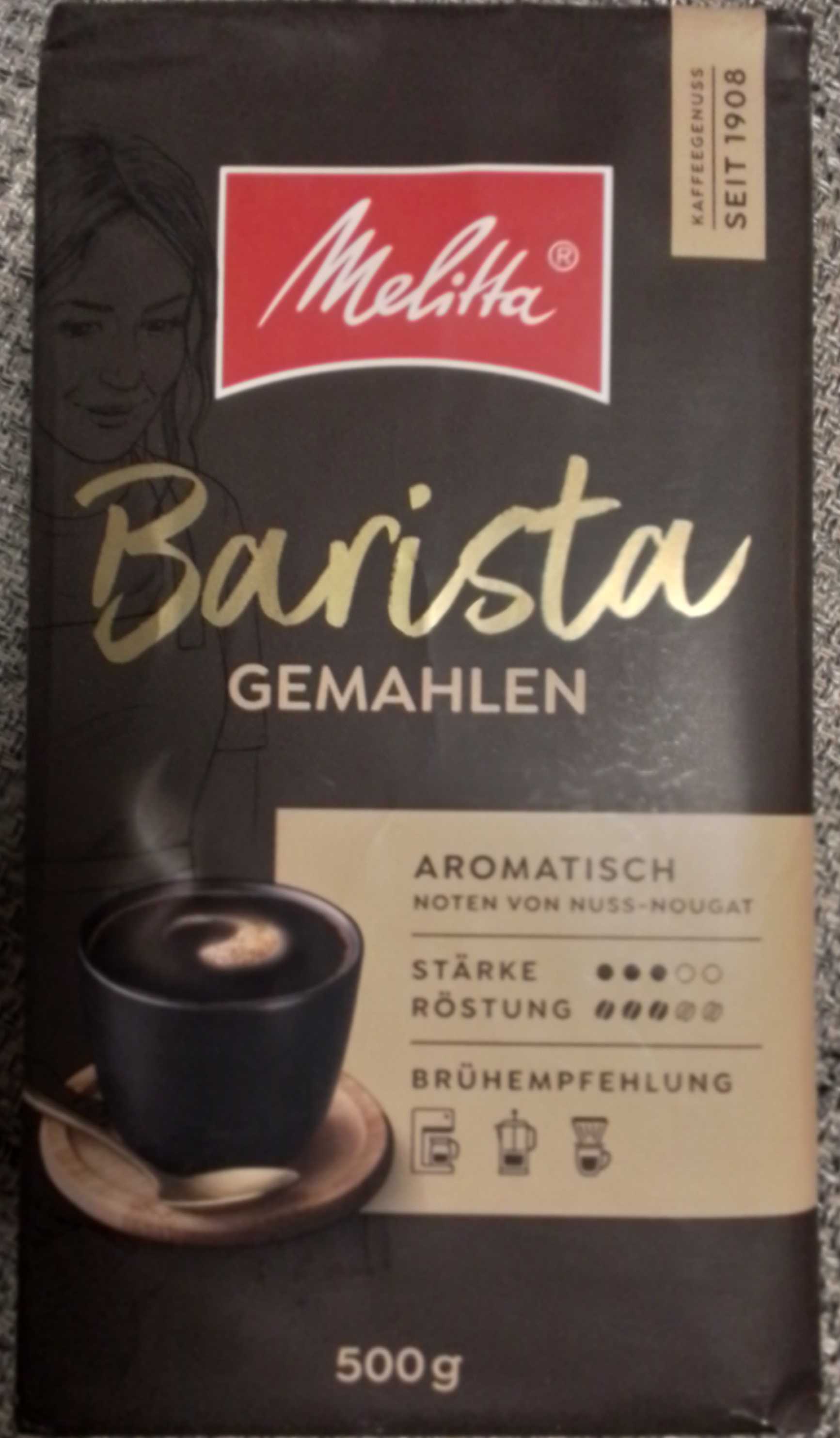 Kaffee Barista gemahlen