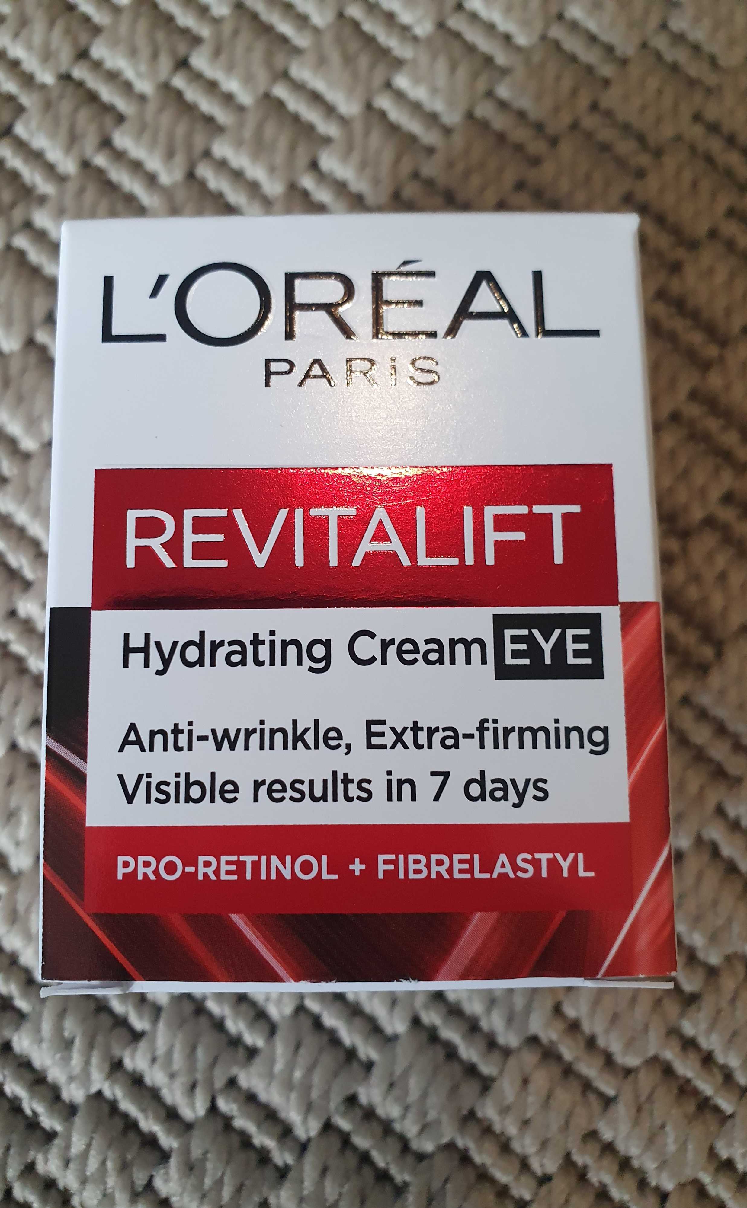 Revitalift eye cream 
