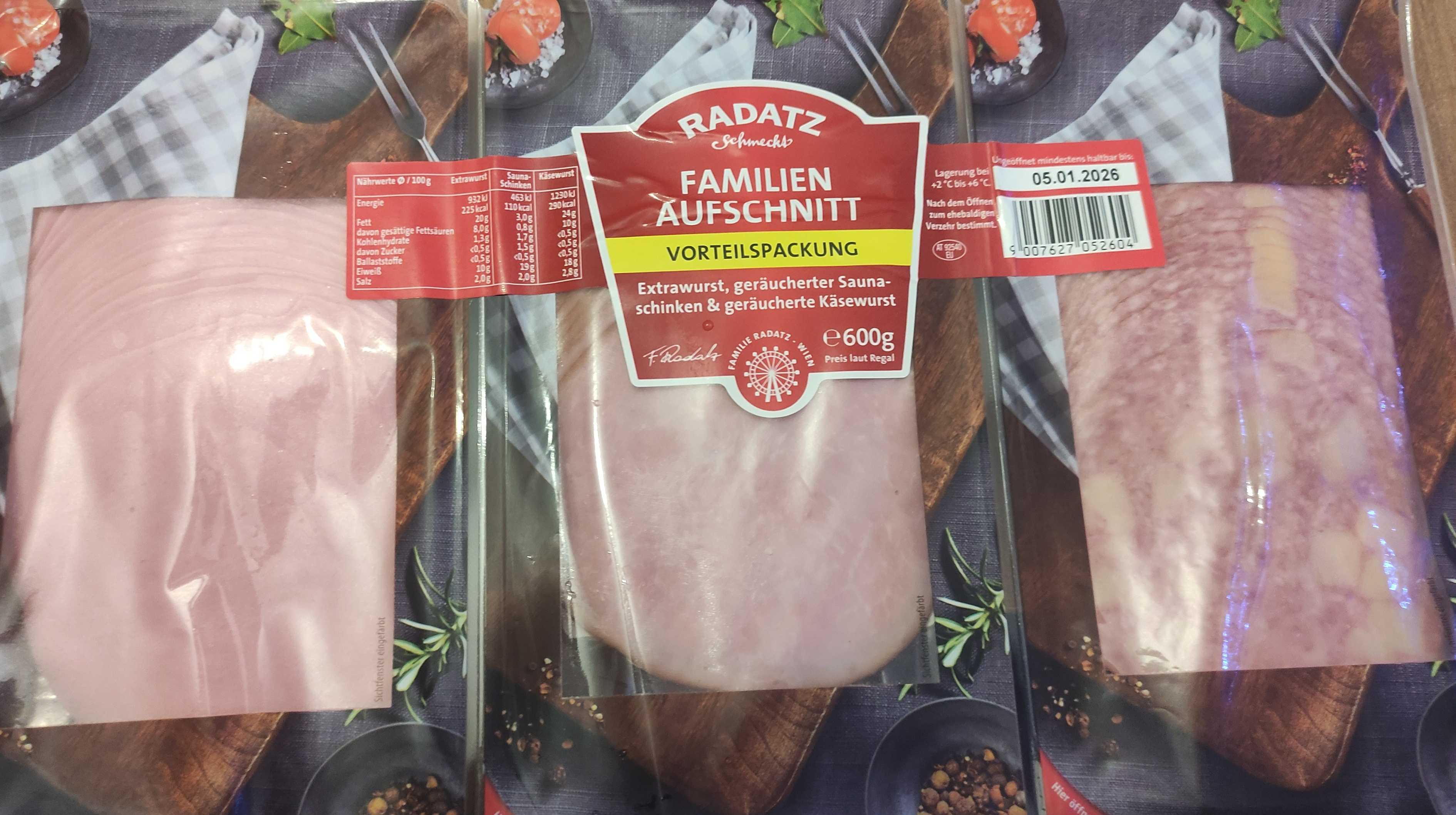 Familien Aufschnitt
