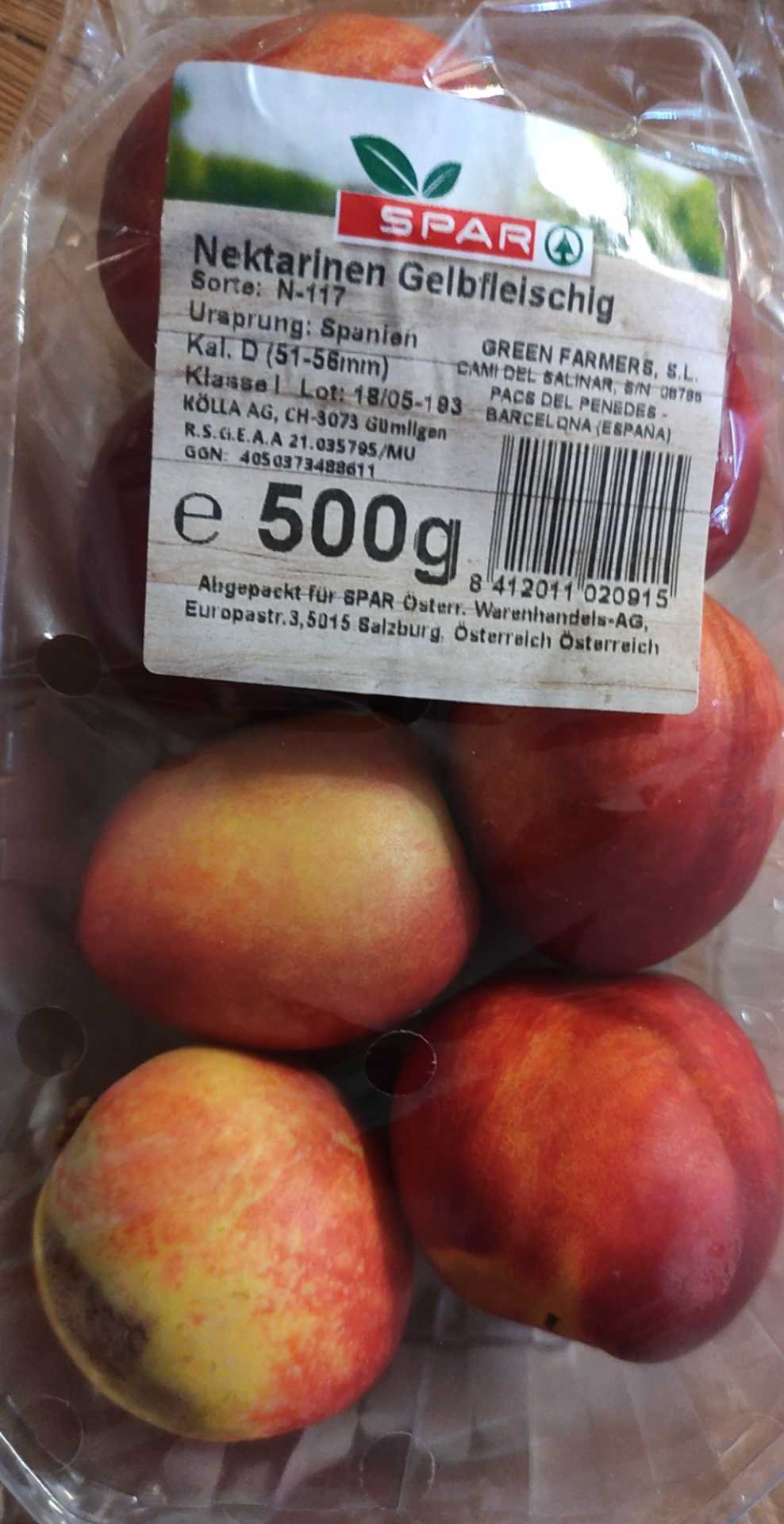 Nektarinen Gelbfleischig