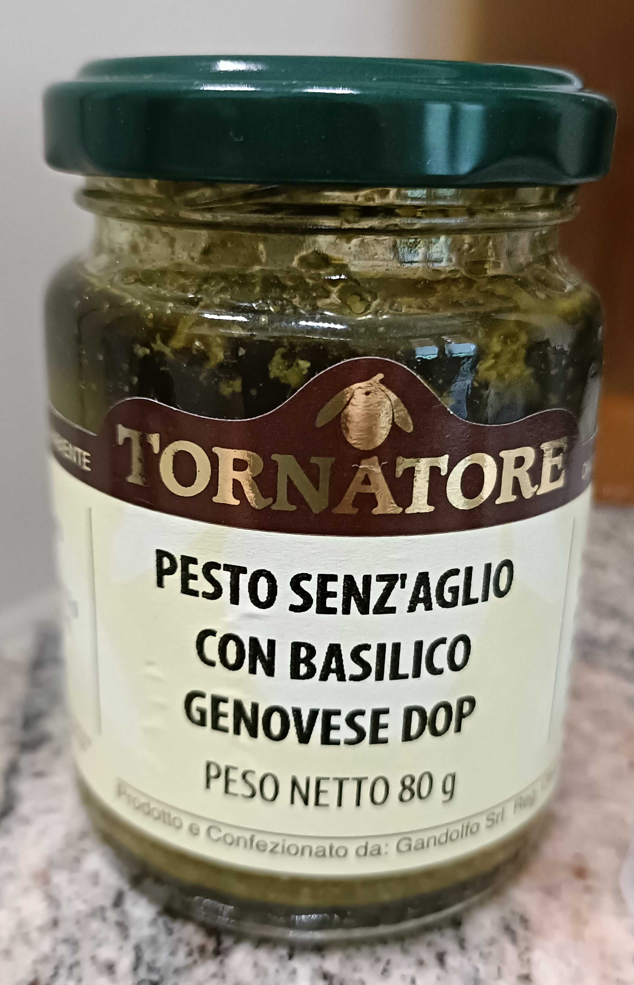 Pesto senz'aglio con Basilico