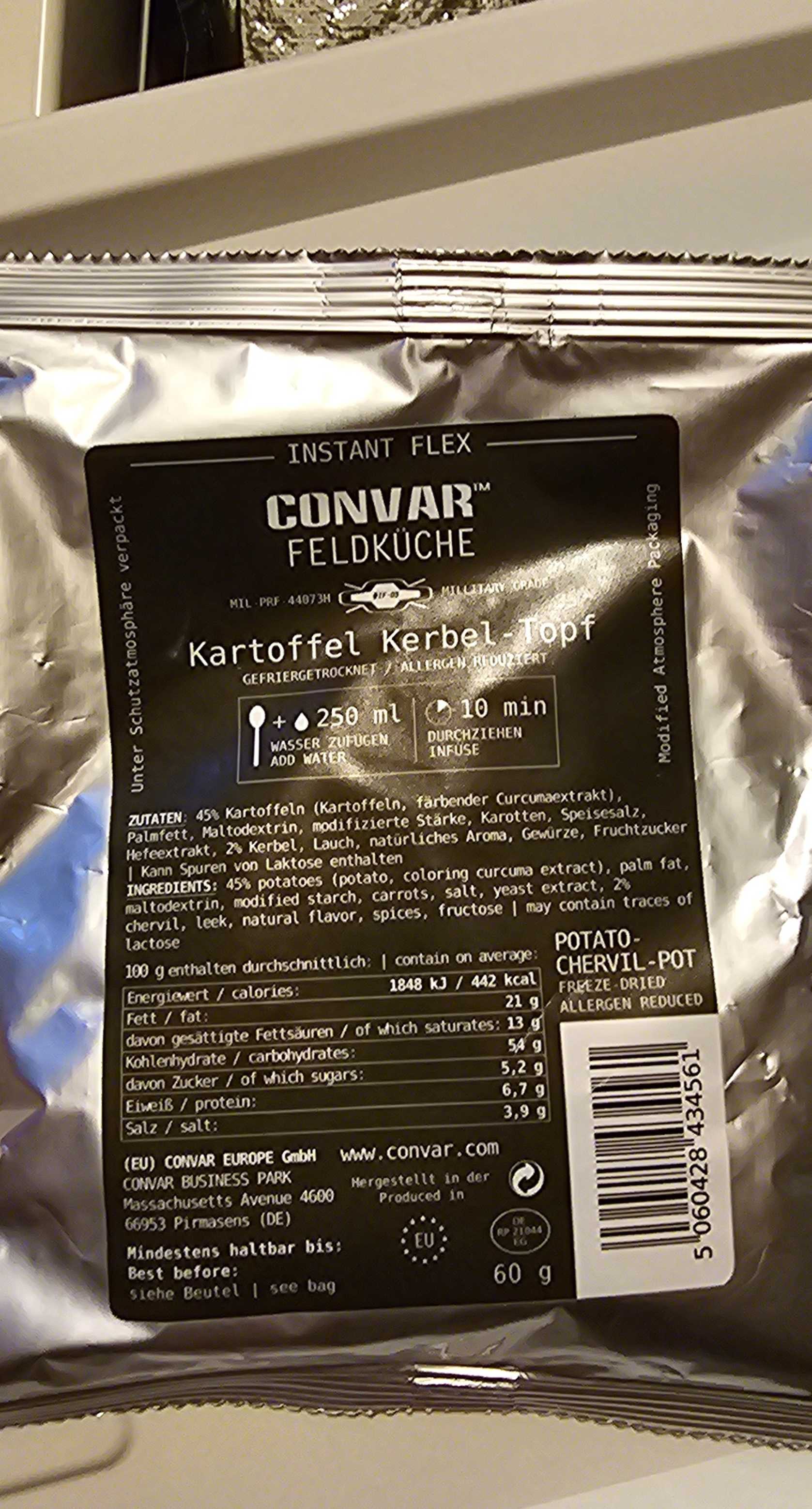 Kartoffel-Kerbel-Topf