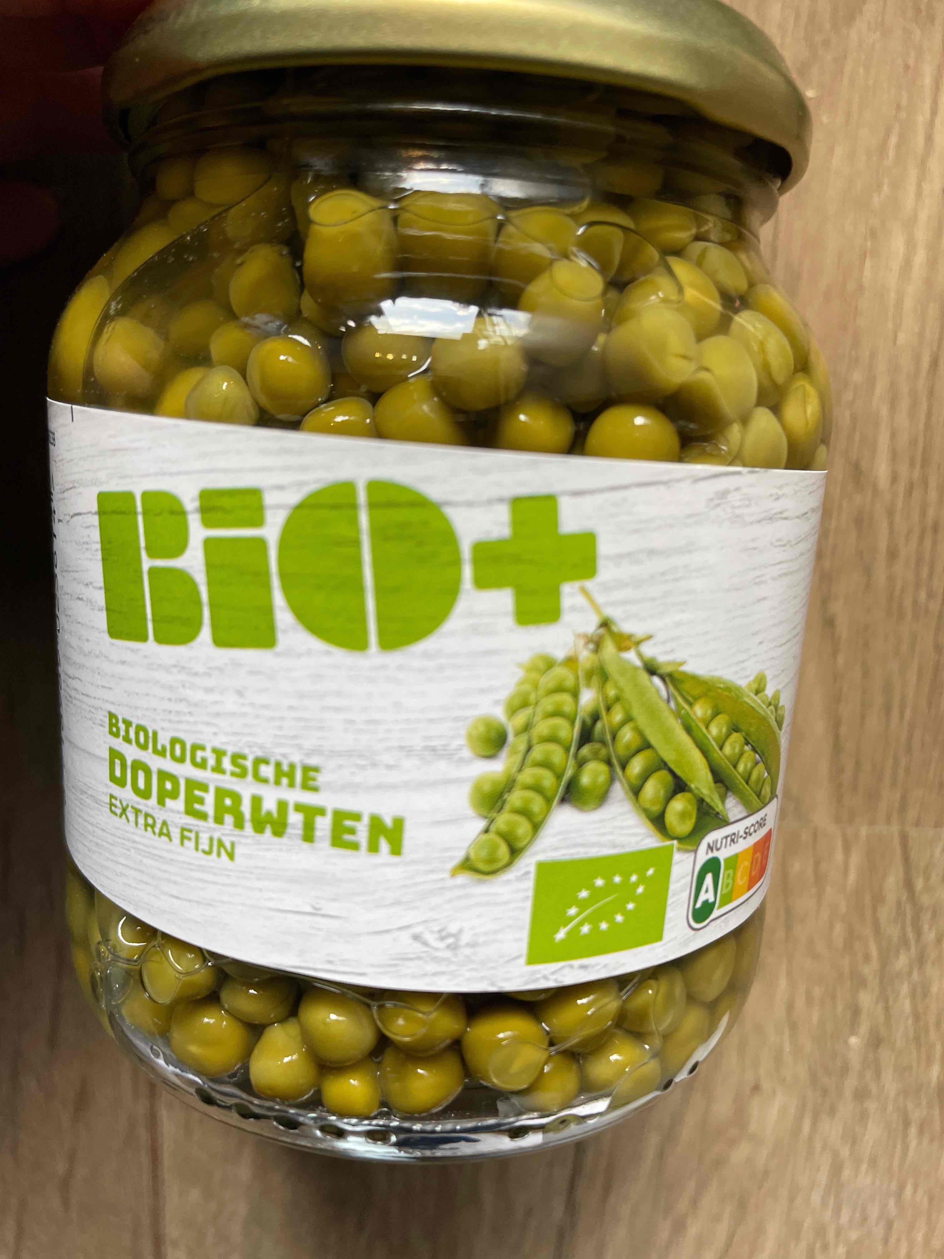Biologische doperwten