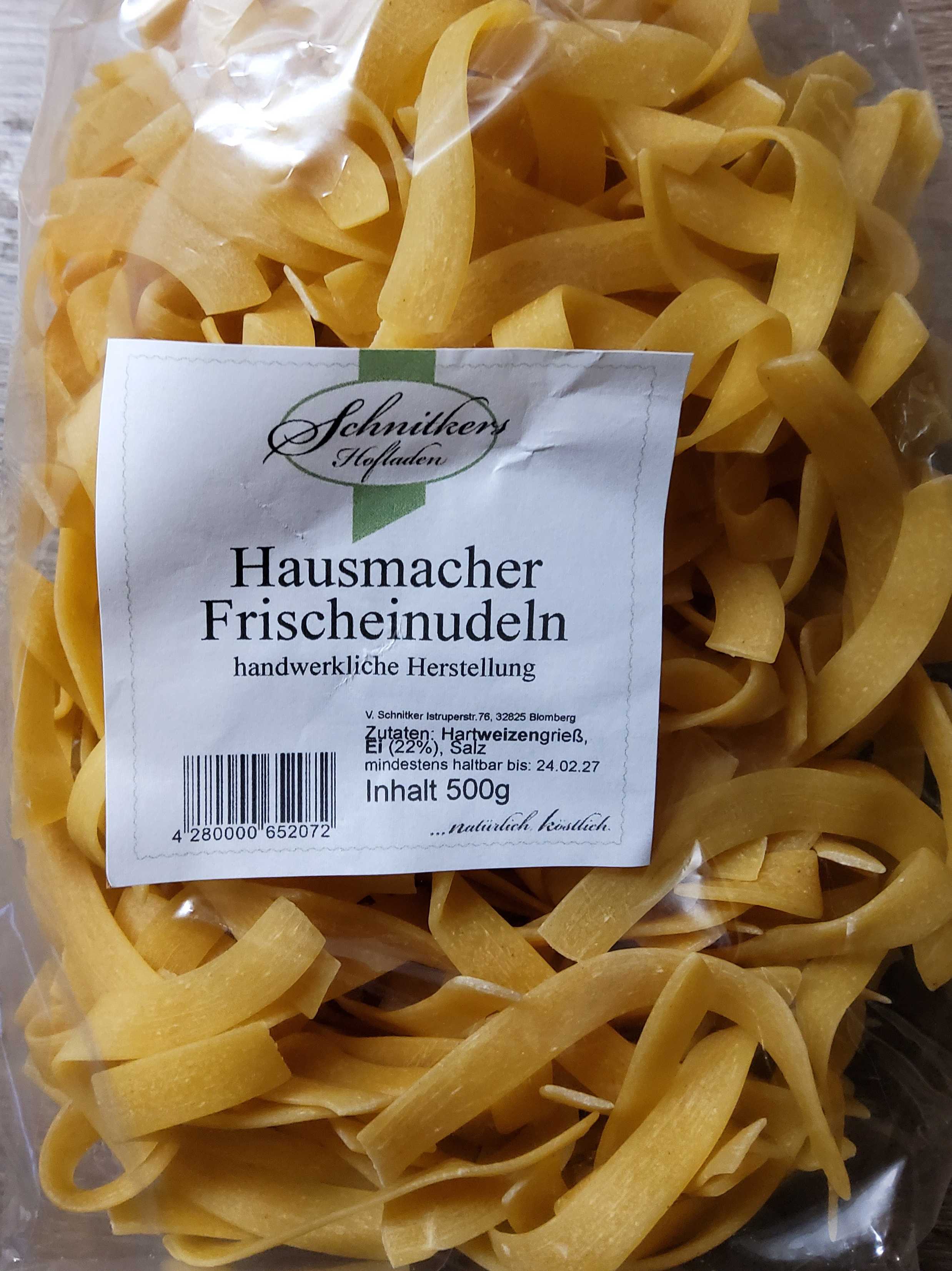 Hausmacher Frischnudeln