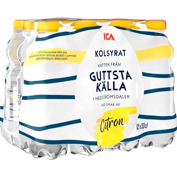 Guttsta källa - Kolsyrat vatten Citron