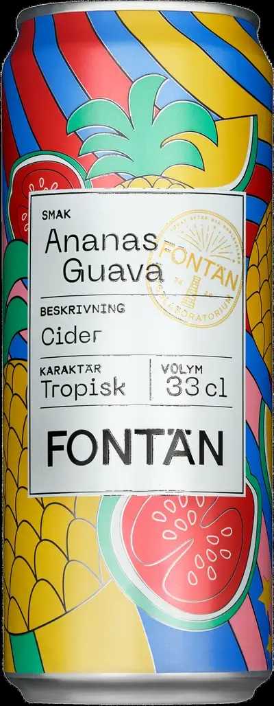 Cider med smak av Ananas & Guava 4%