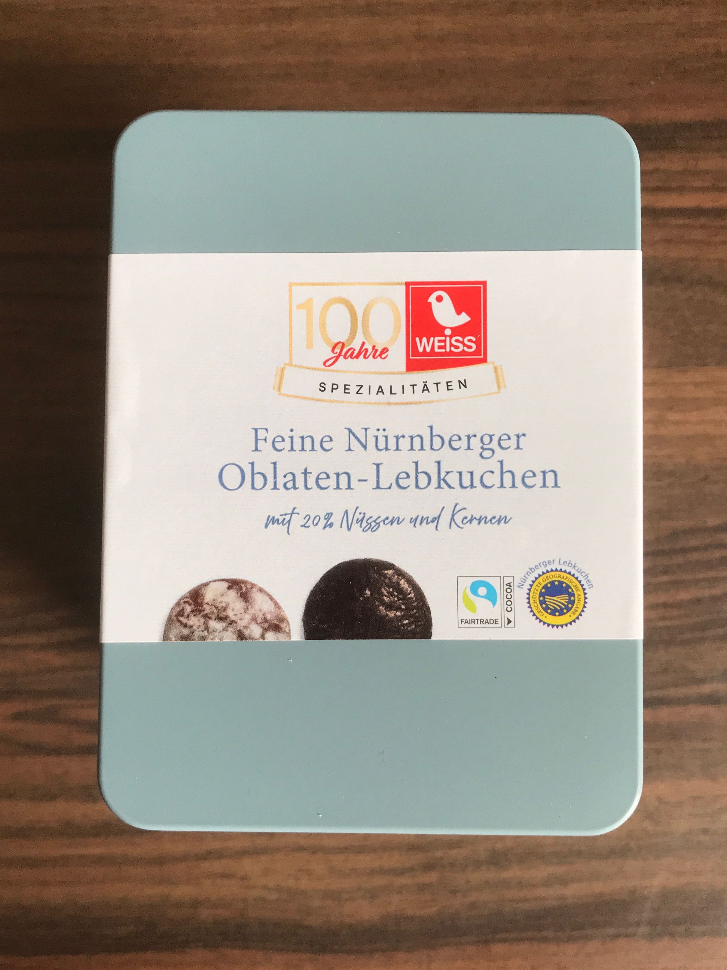 Feine Nürnberger Oblaten-Lebkuchen