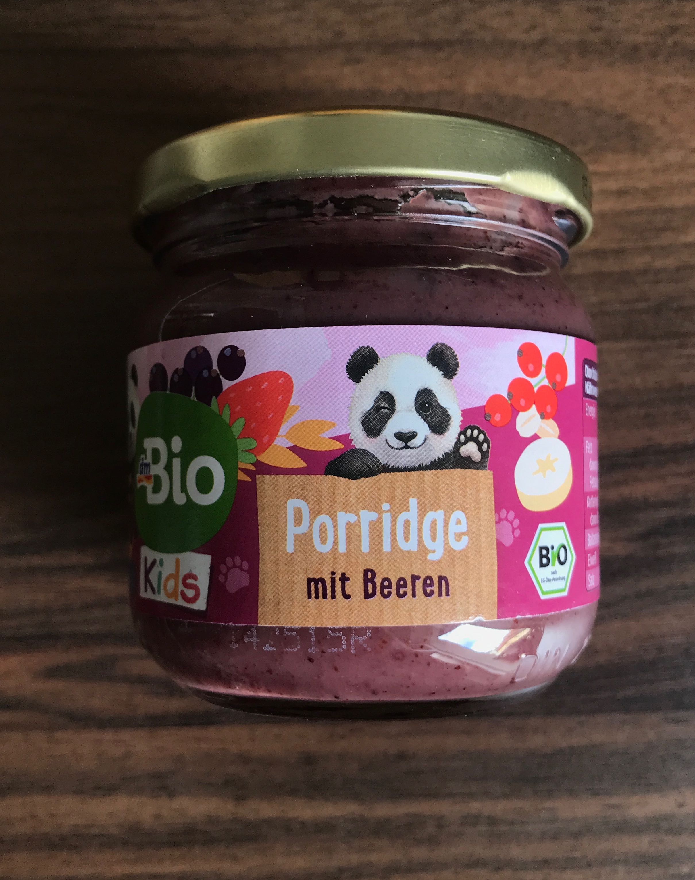 Porridge mit Beeren