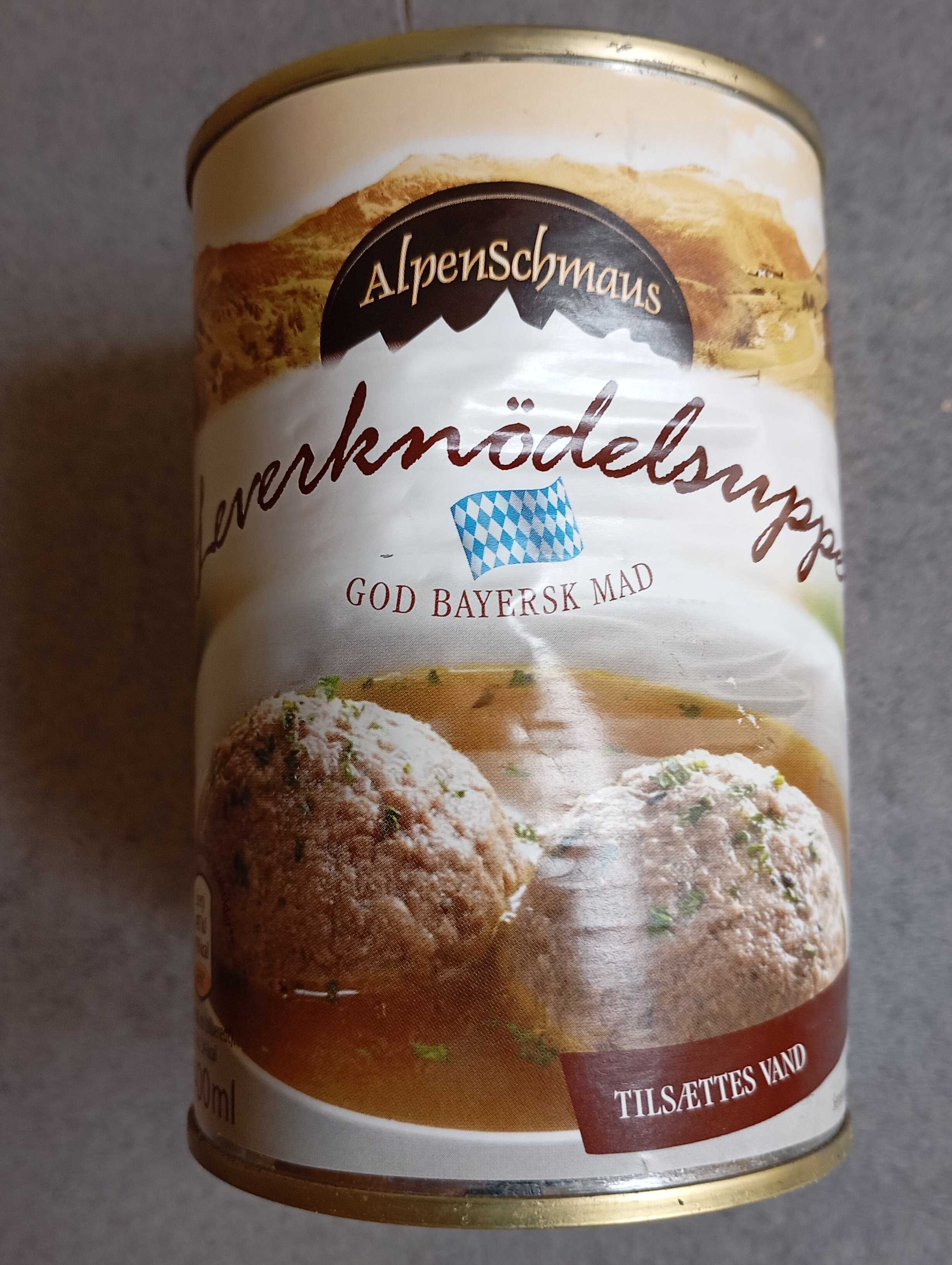 Leverknödelsuppe