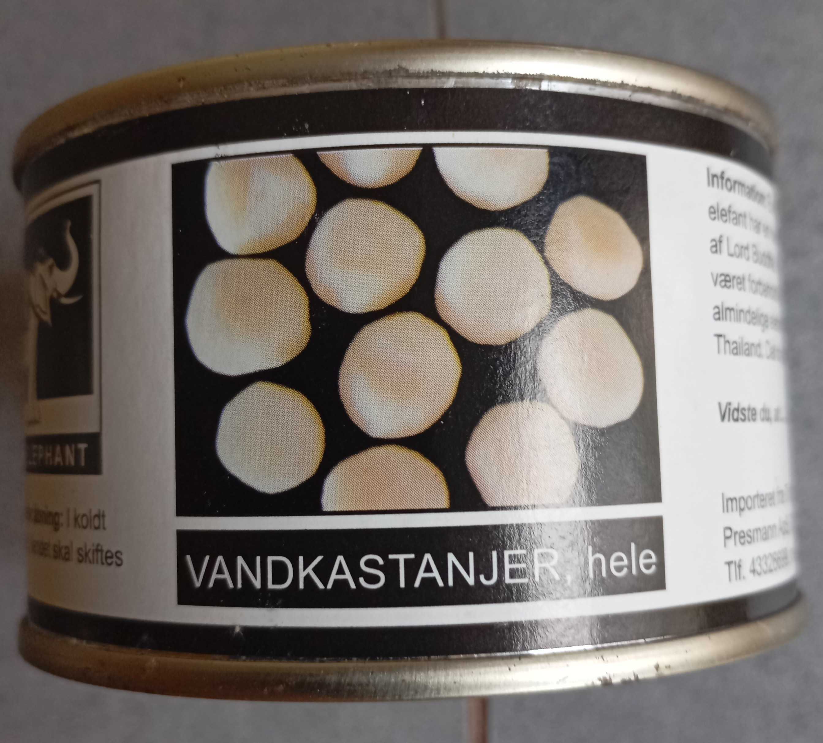 Vandkastanjer, hele