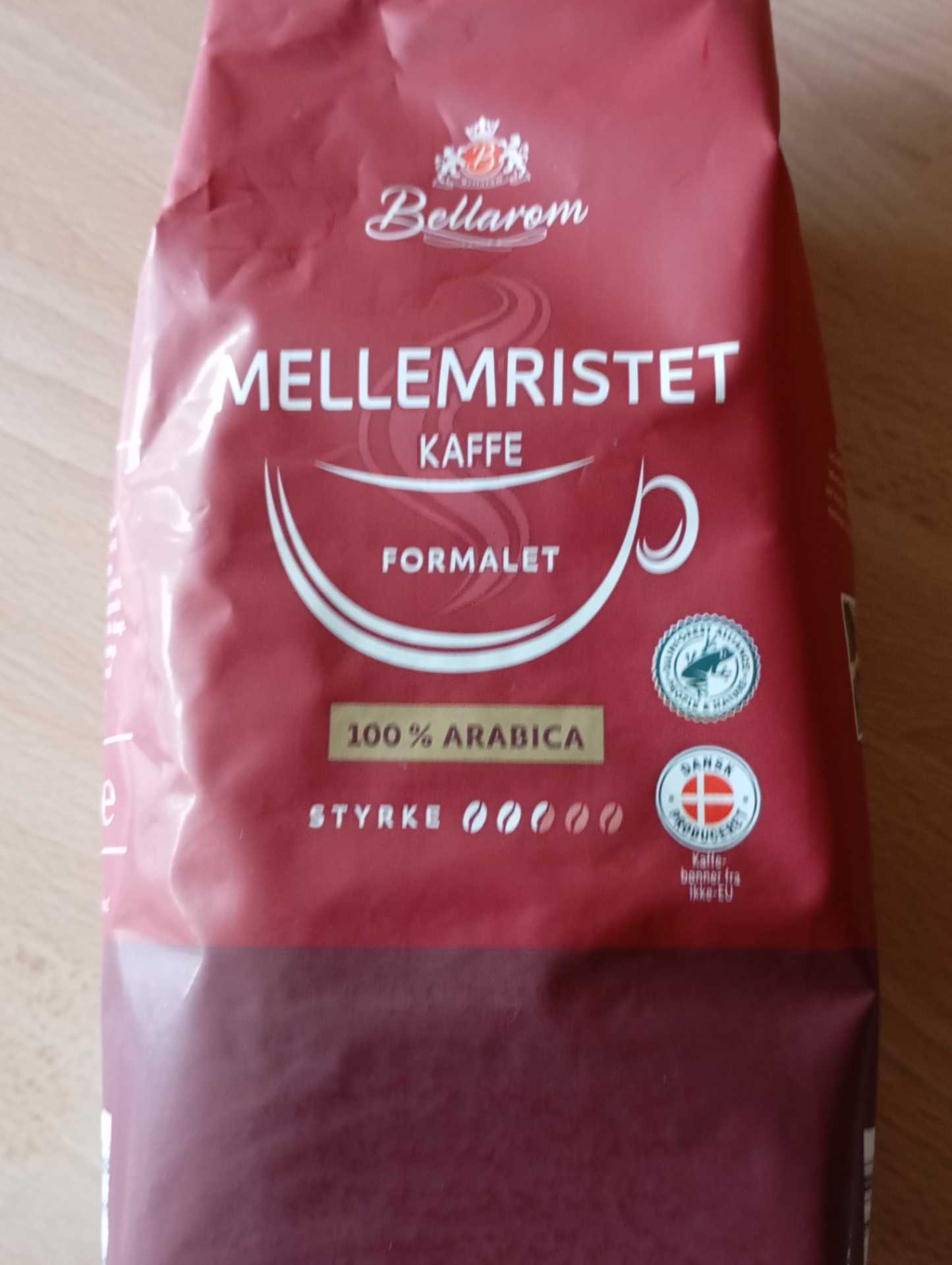 Mellemristet Kaffee, formalet