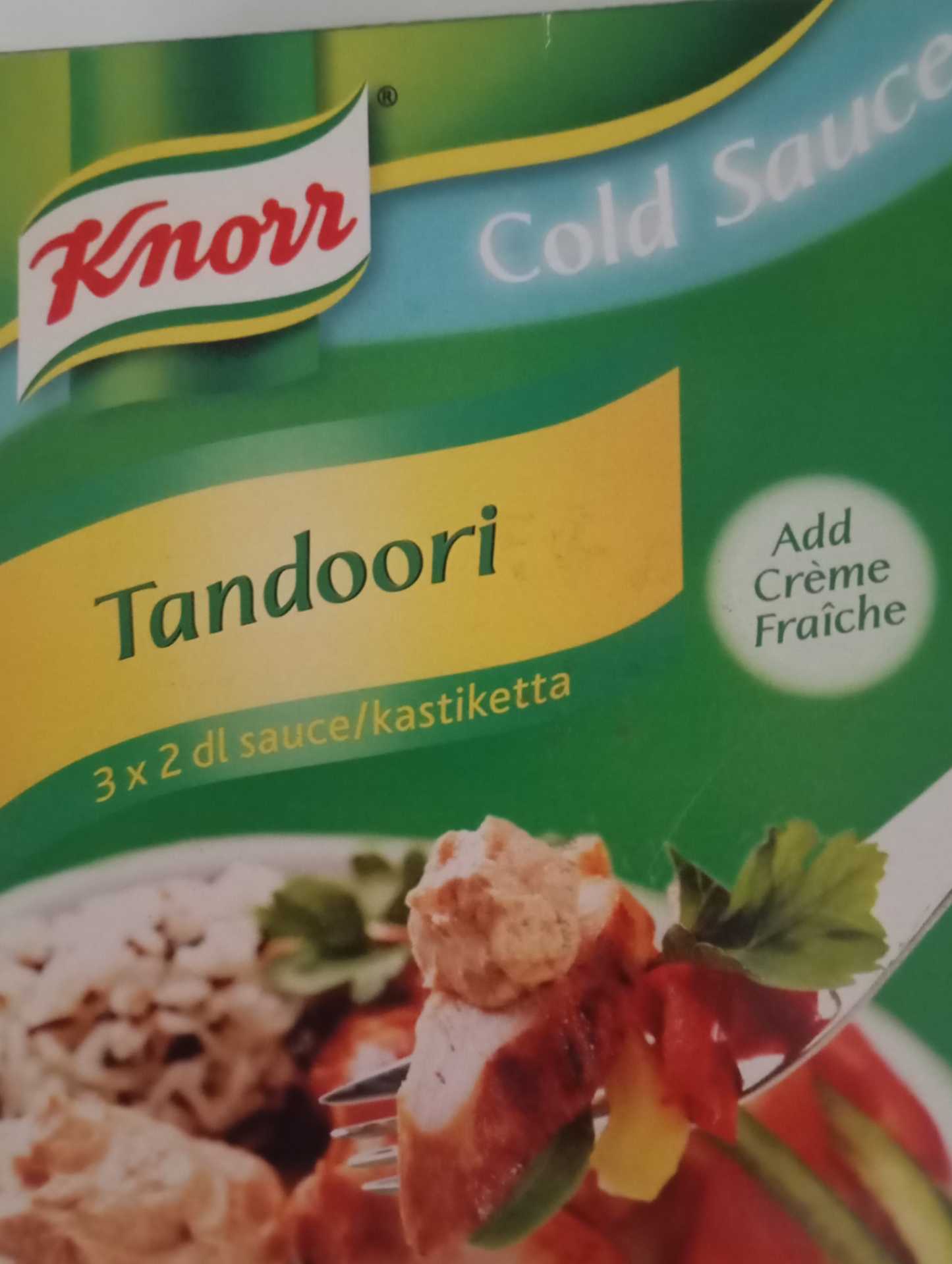 Tandoori, cold sauce