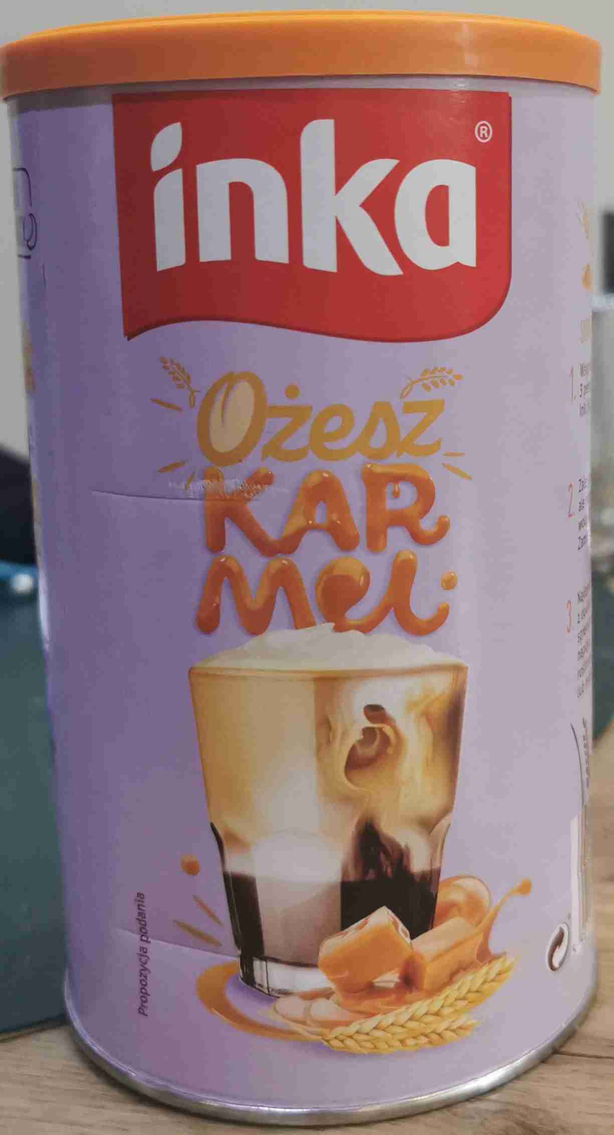 Kawa zbożowa z karmelem o smaku orzeszków ziemnych