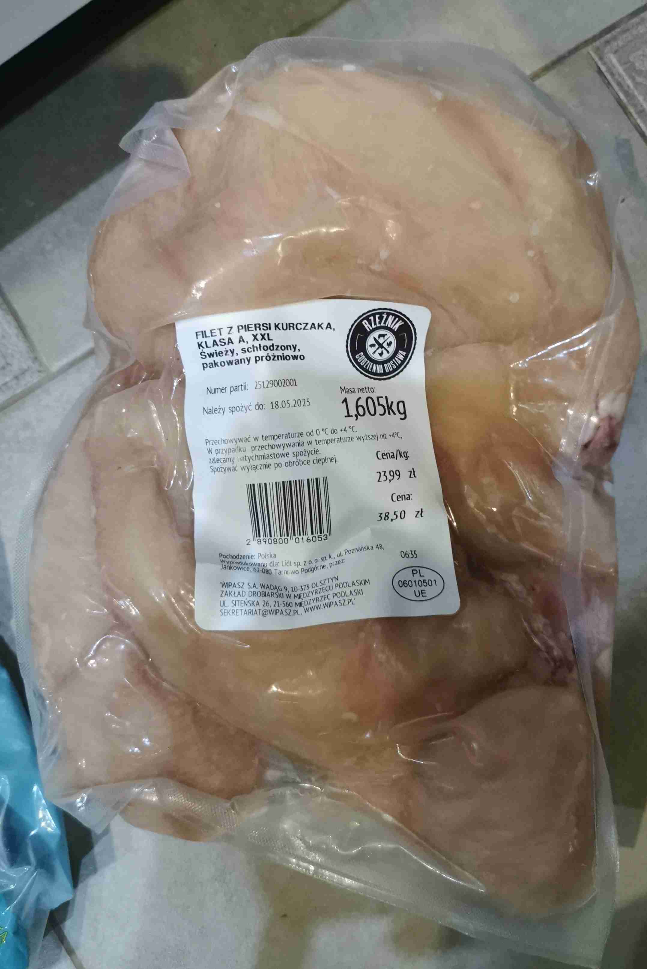 Filet z piersi kurczaka 