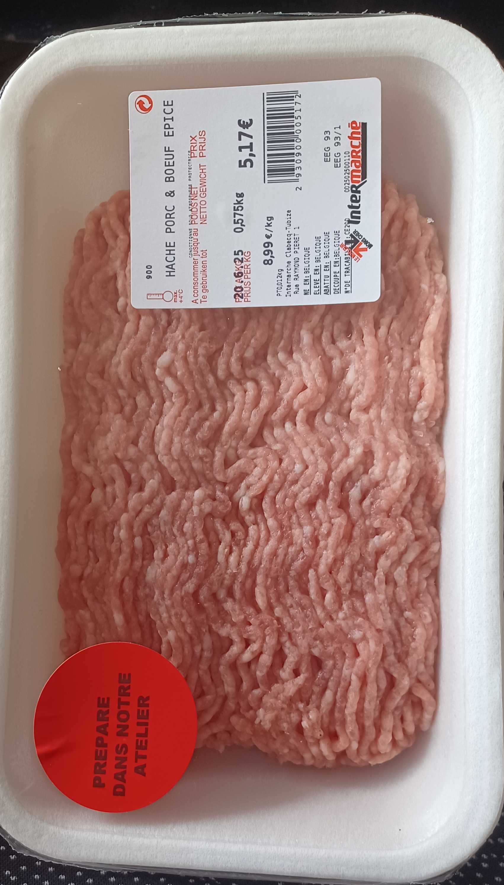 Varkens/runds gehakt 