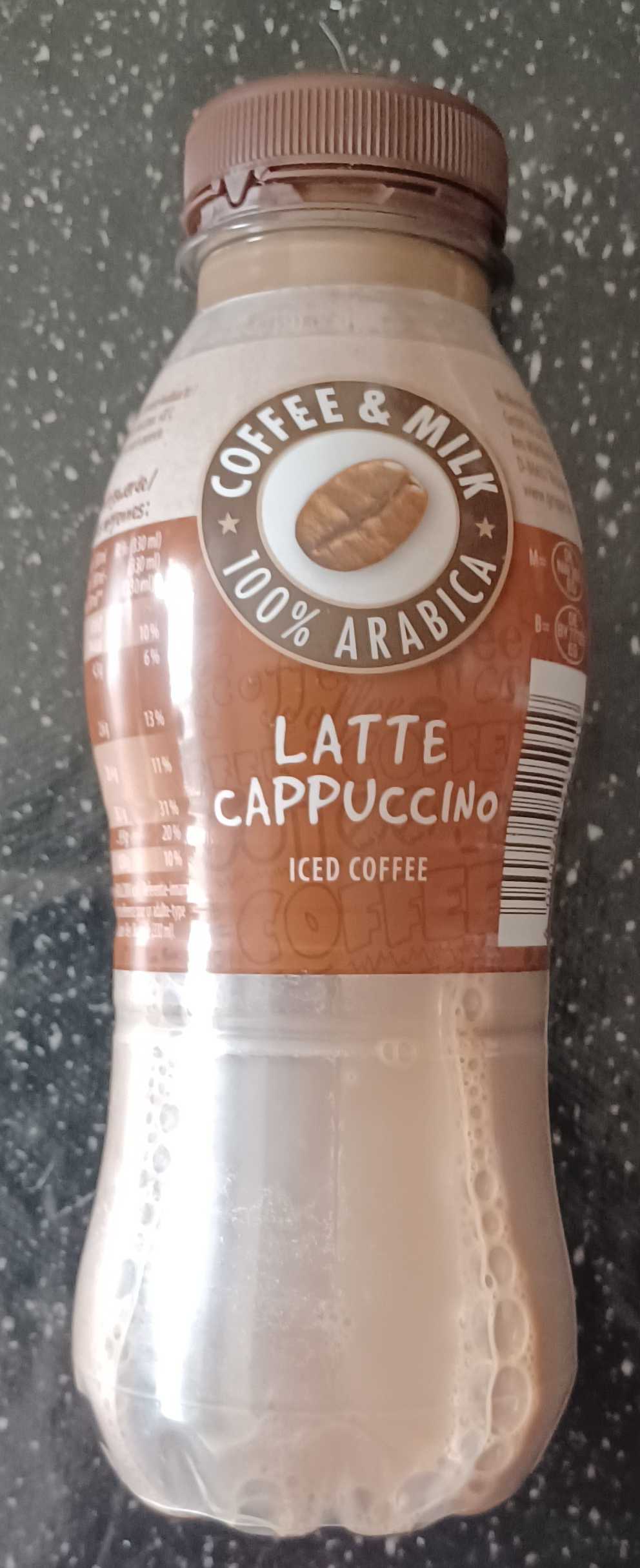 Iced coffee latte cappuccino