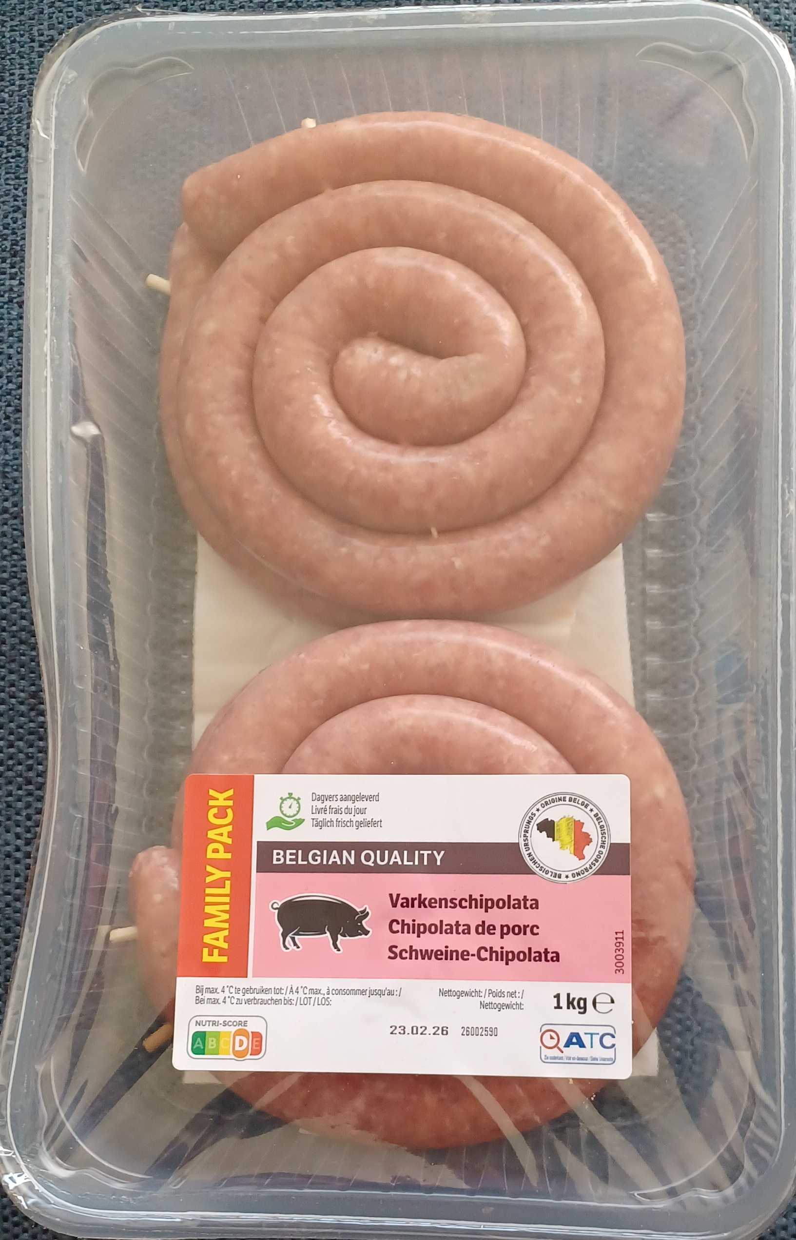 Varkenschipolata