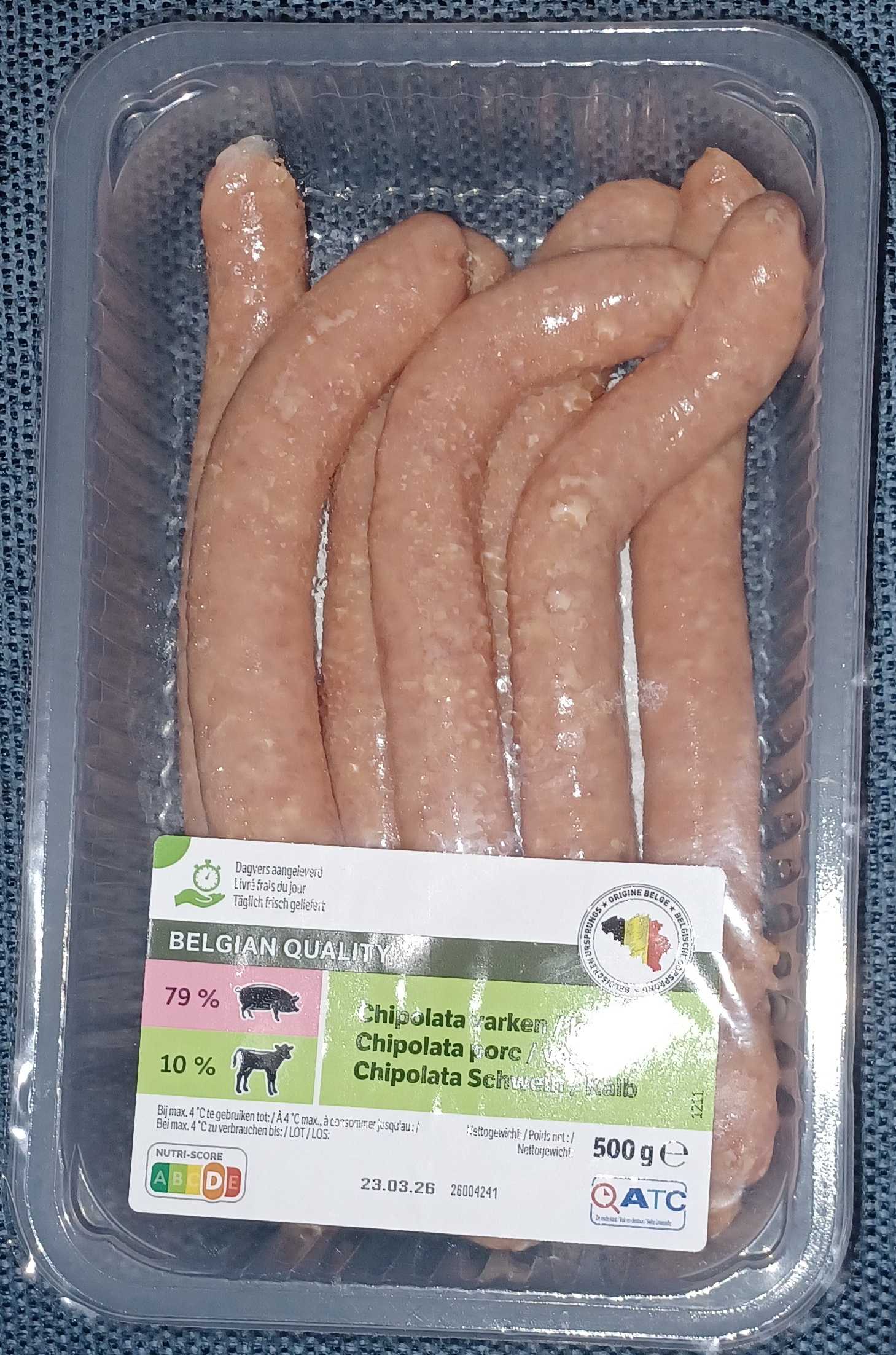 Chipolata varken/kalf