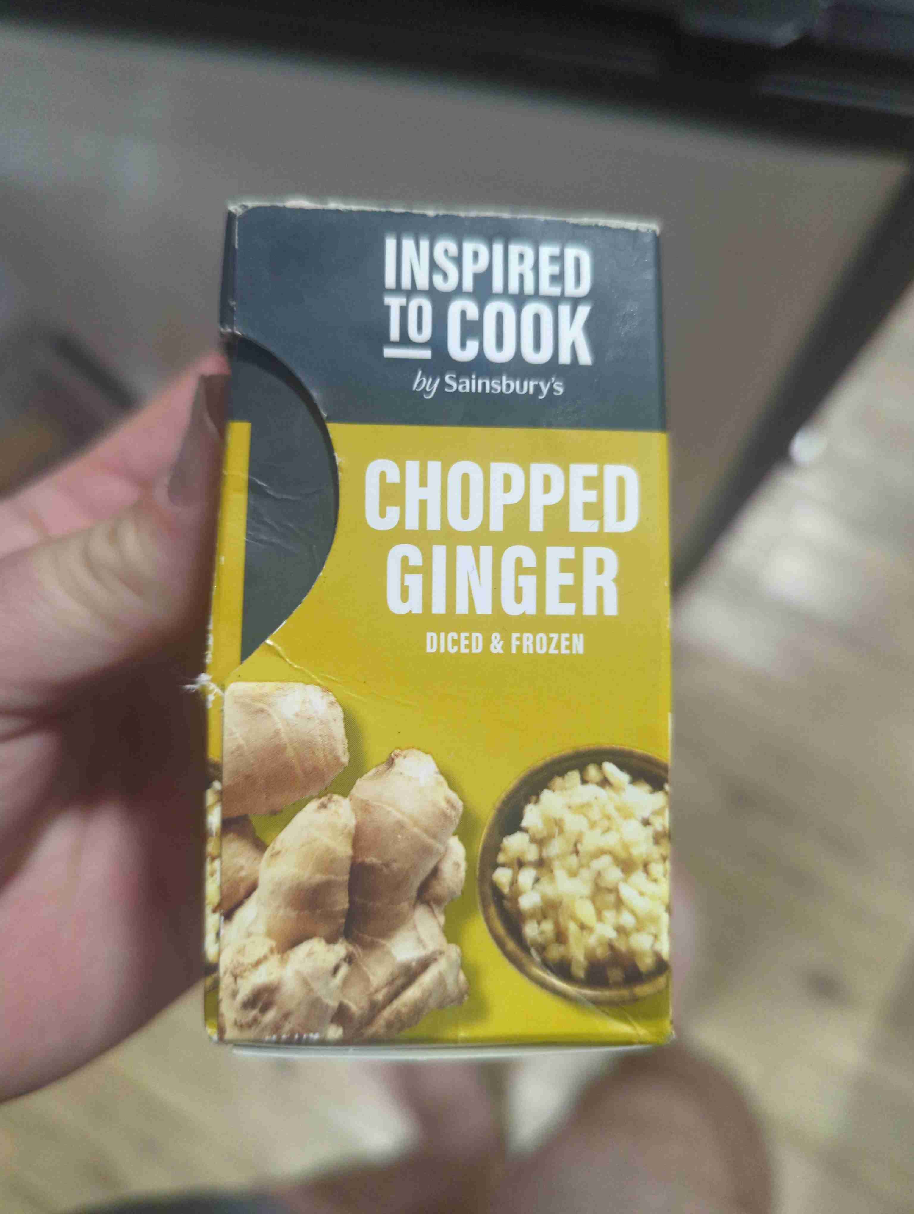 Chopped ginger 