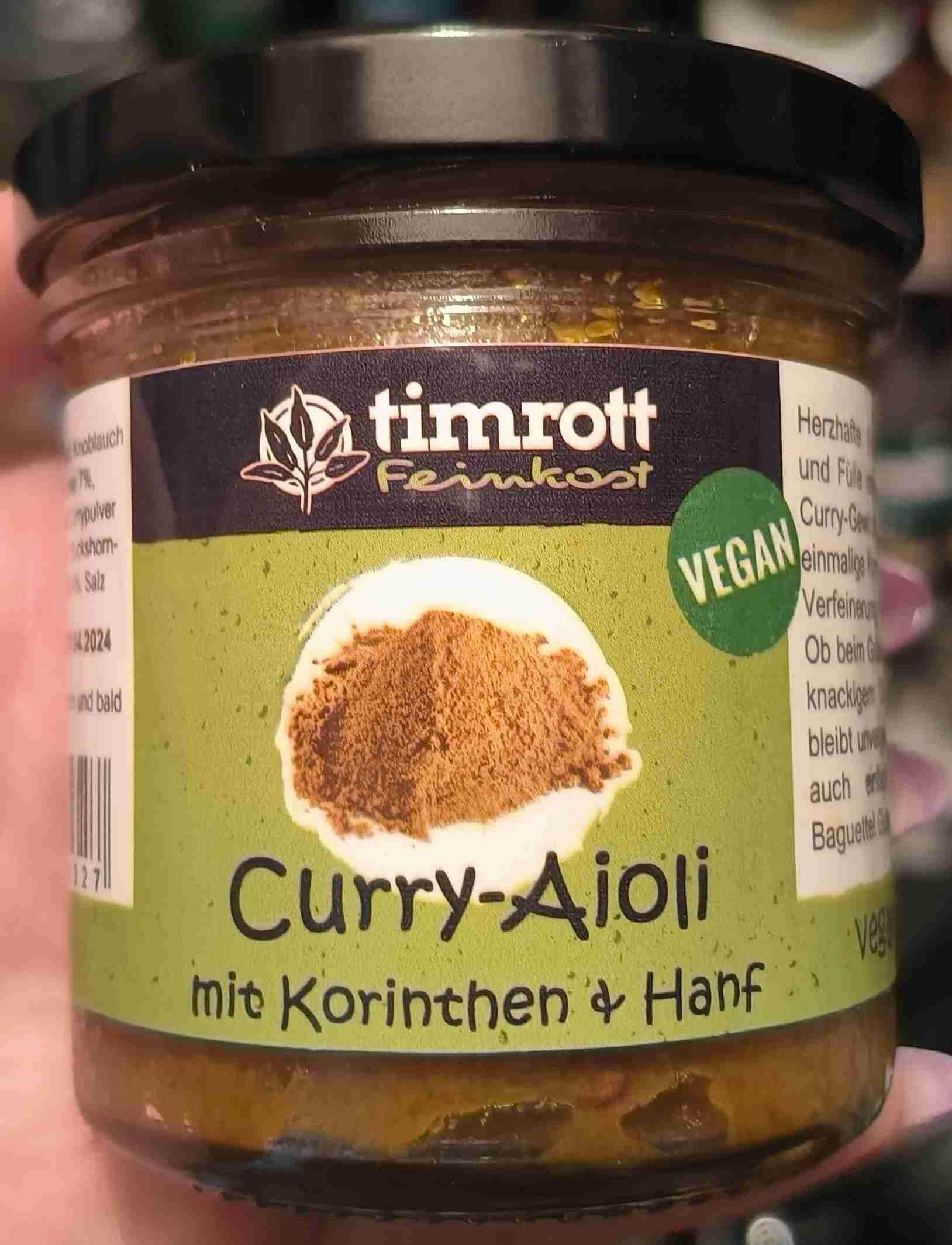 Curry Aioli Pesto Hanf