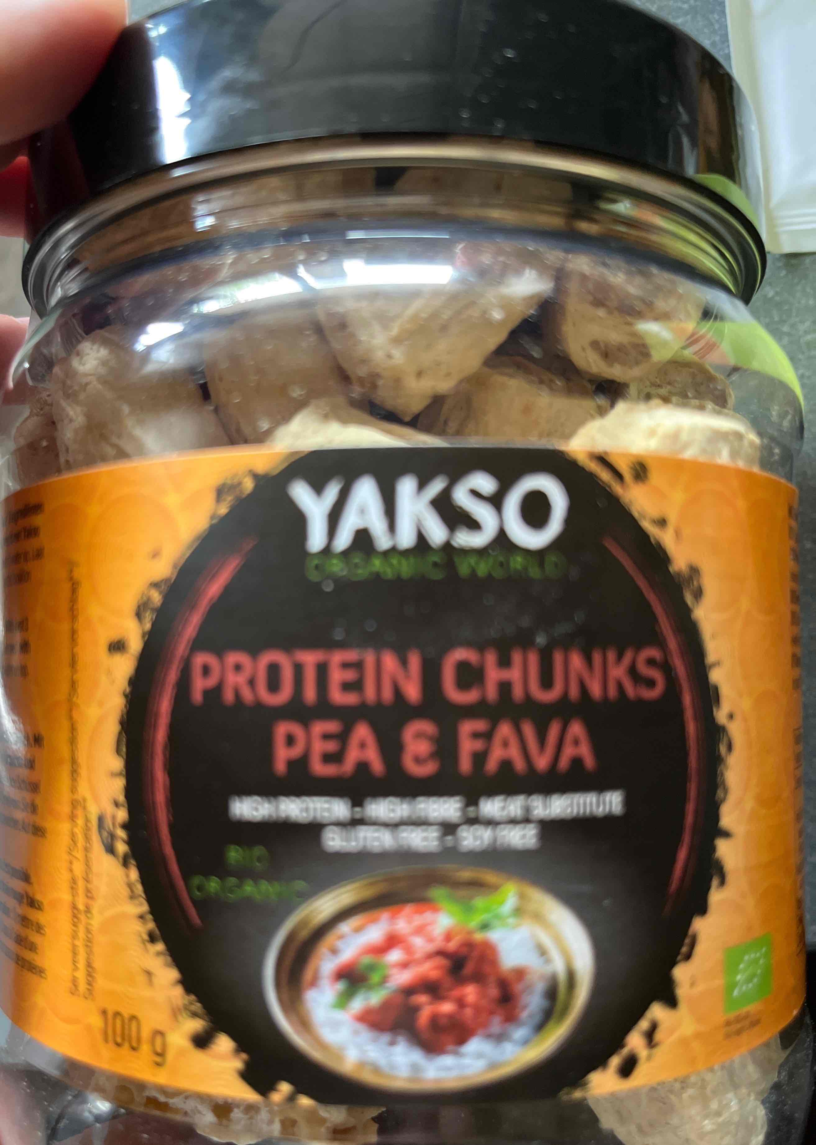 Protein chunks pea & fava