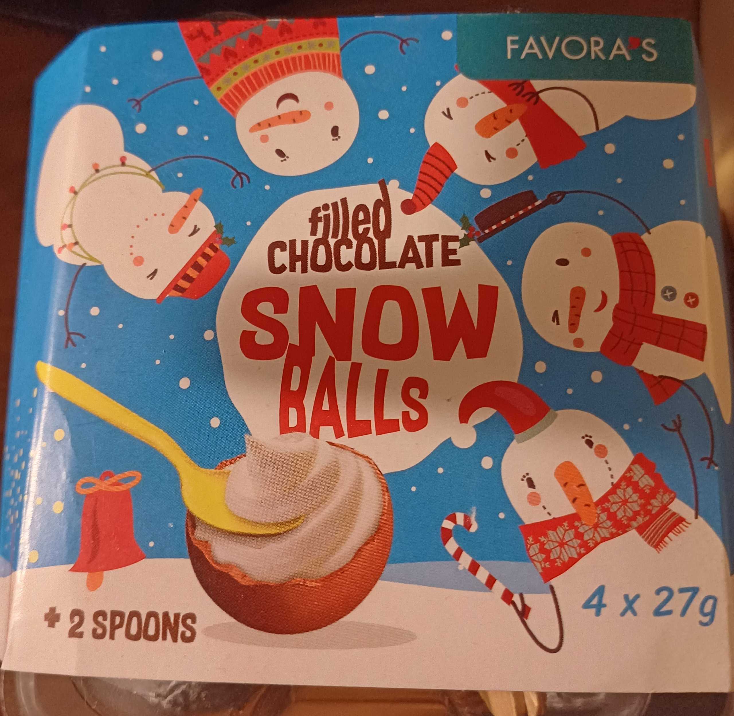 Snowballs (filled chocolate)