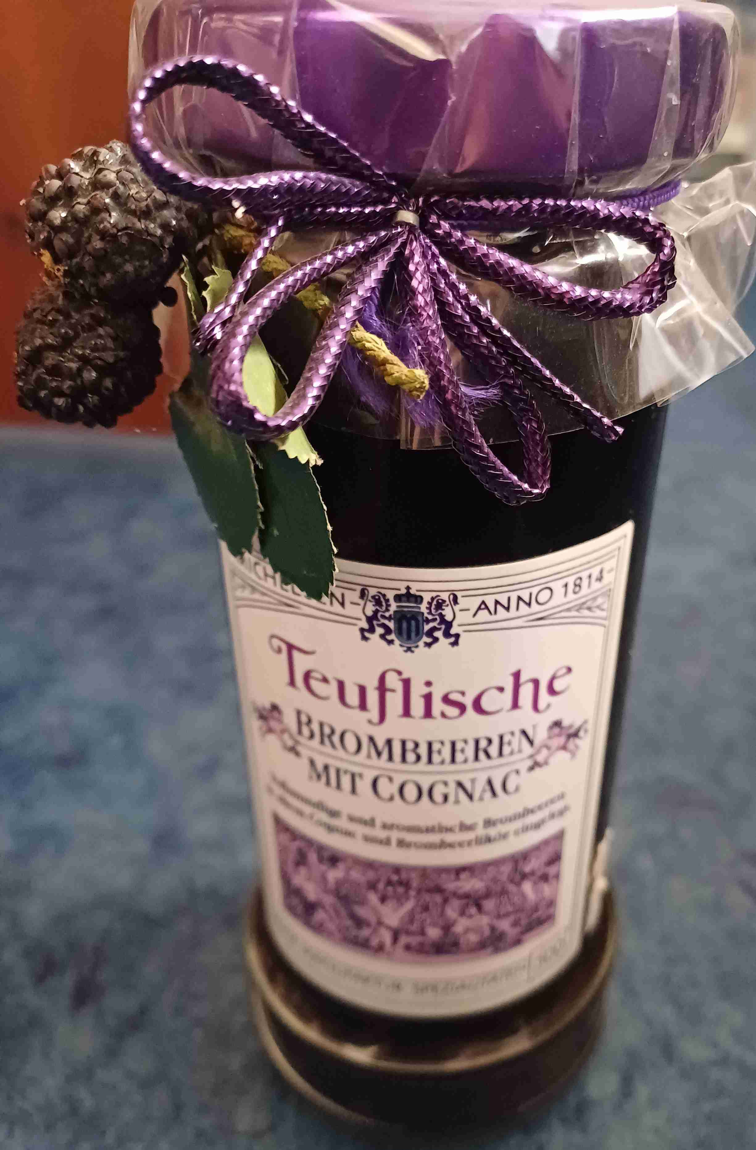 Brombeeren mit Cognac