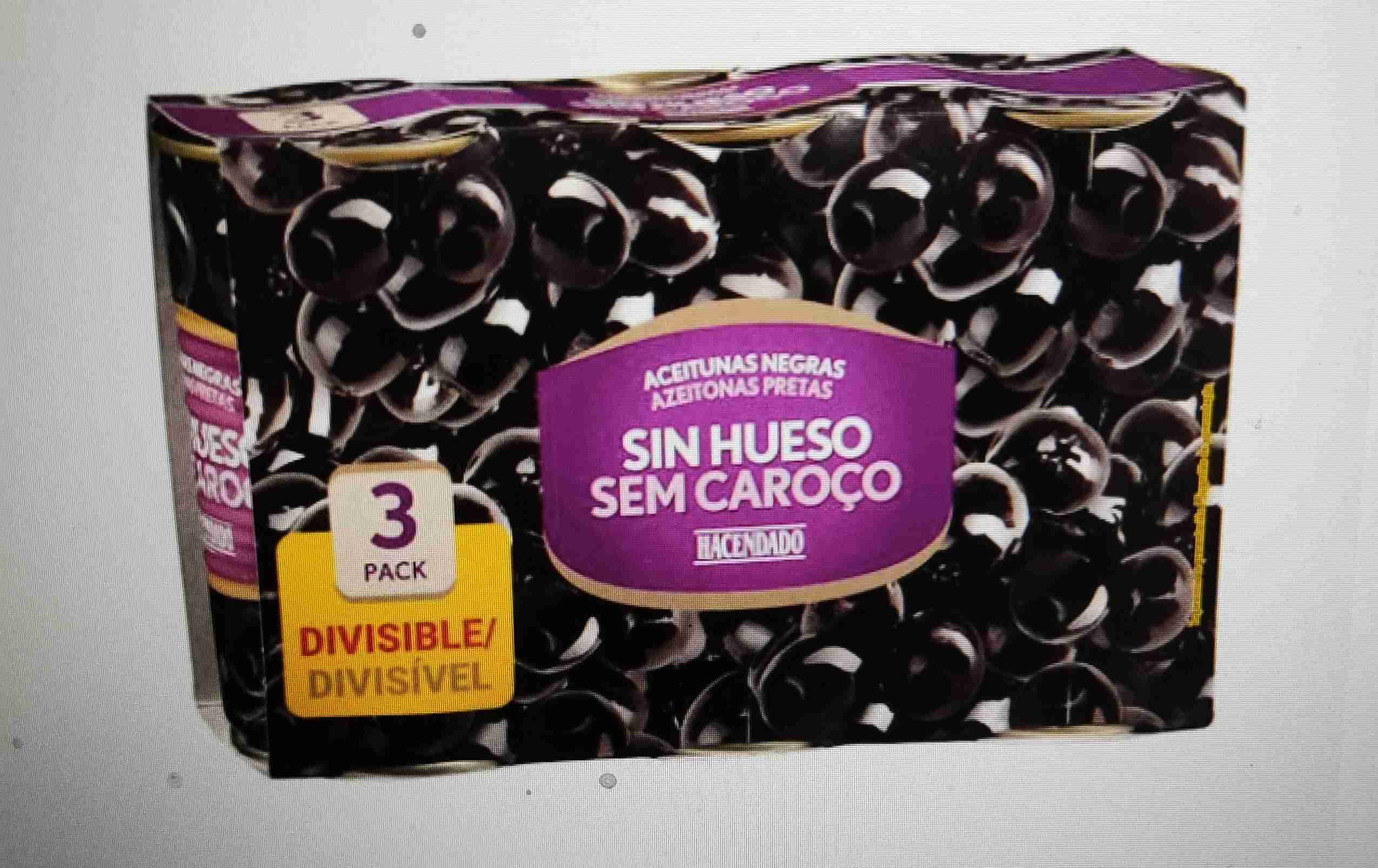 Aceitunas negras sin hueso