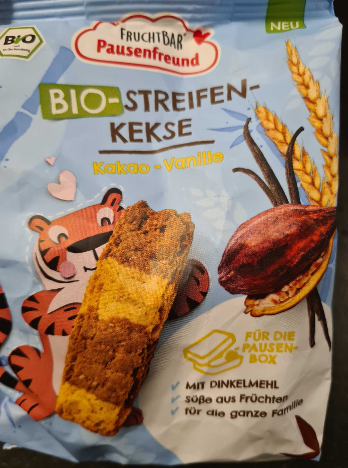 Bio-Streifen-Kekse
