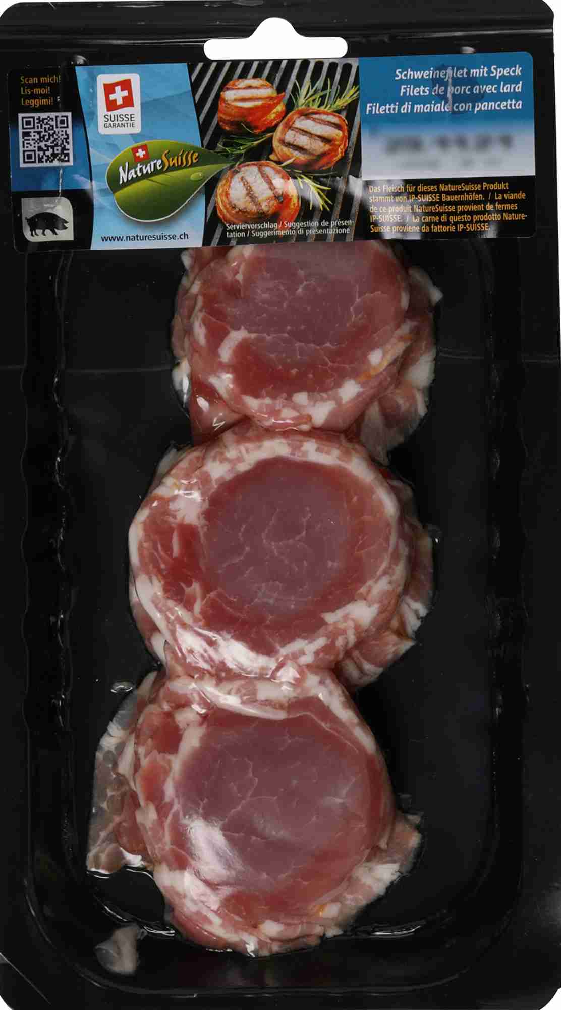 Schweinefilet mit Speck