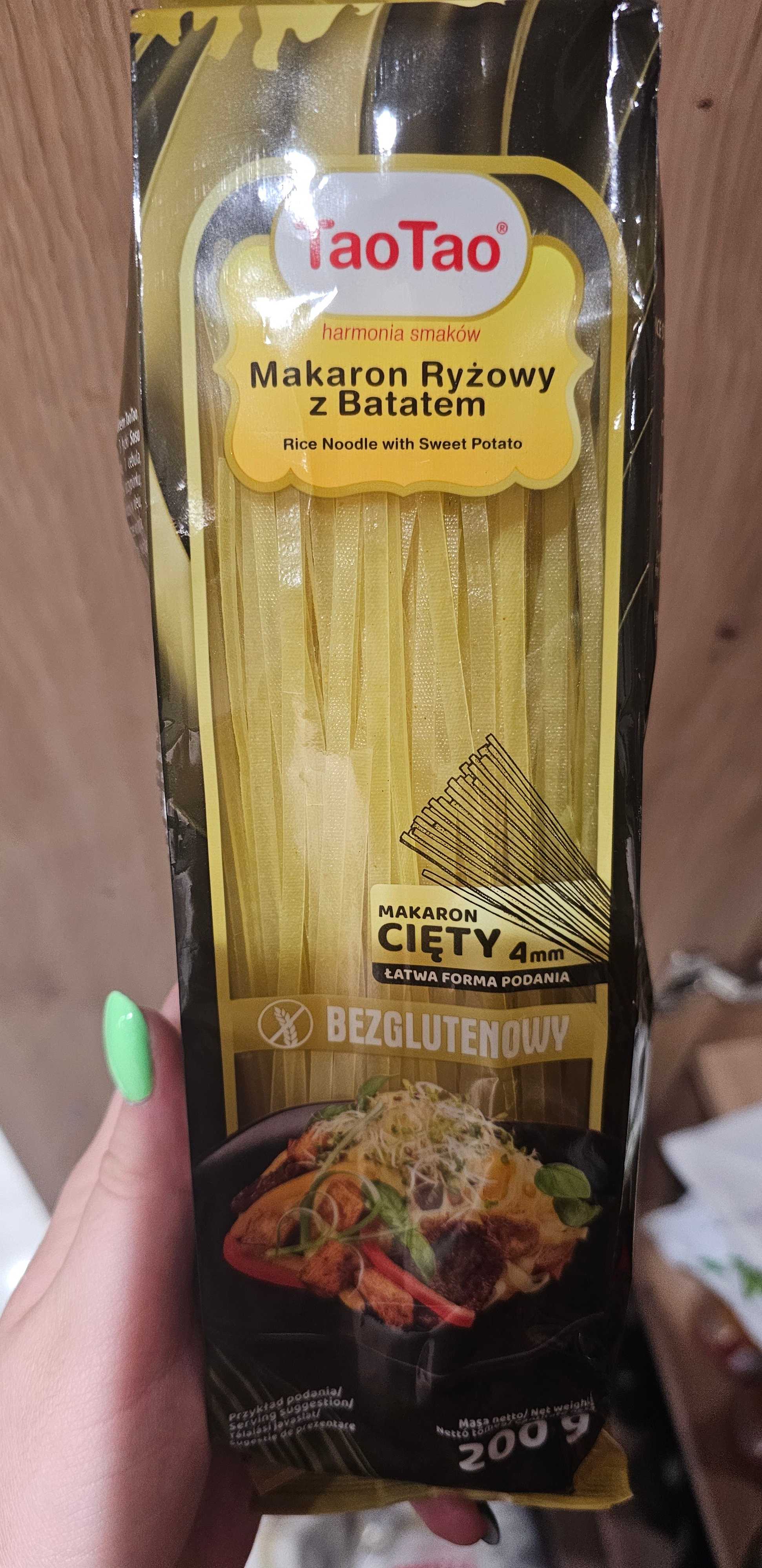 Makaron Ryżowy z batata