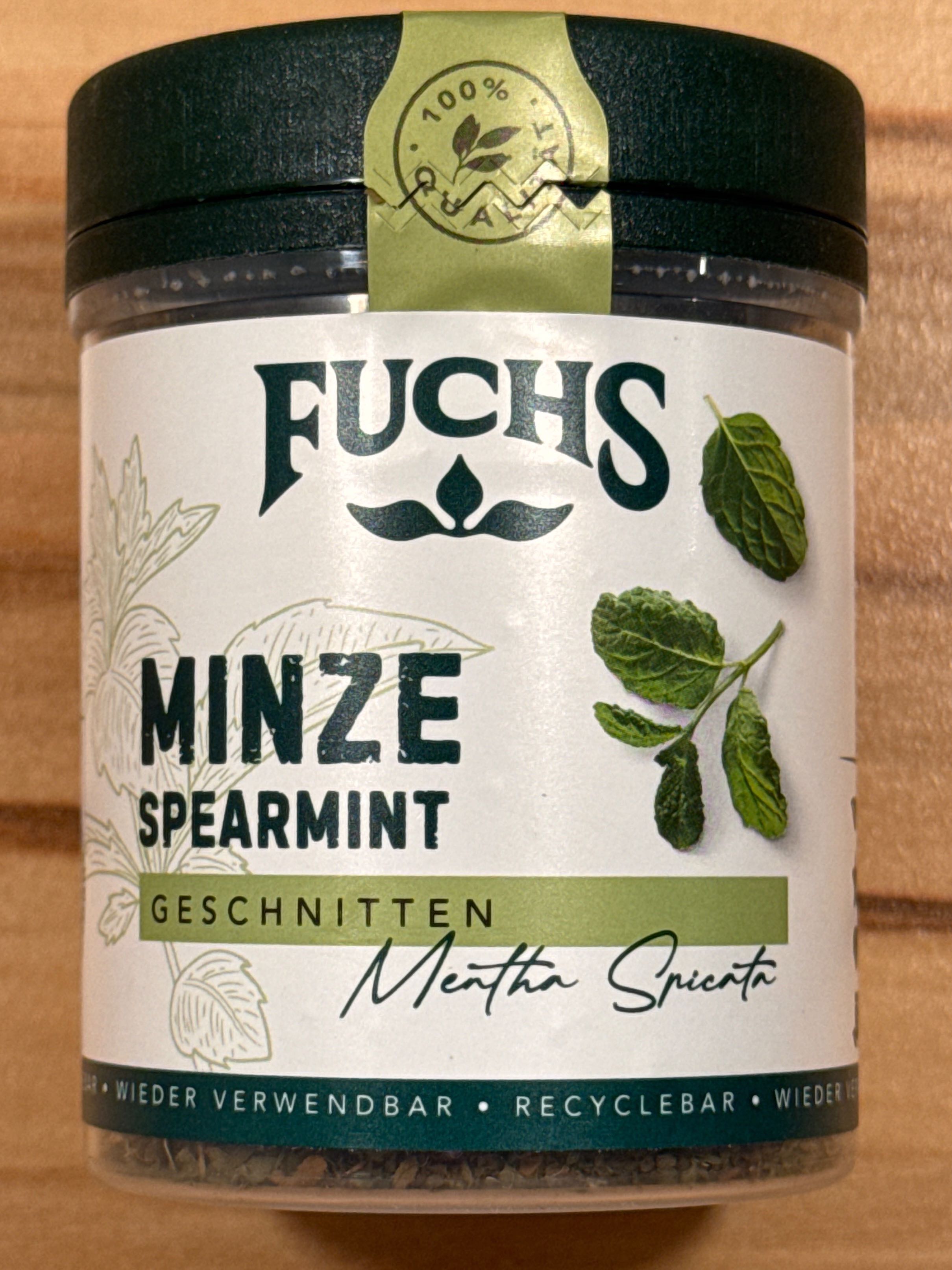 Minze Spearmint Geschnitten