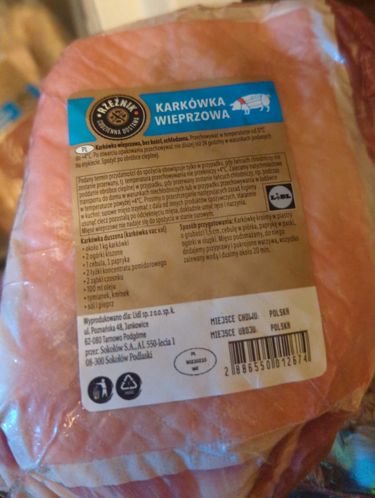 Karkówka wieprzowa