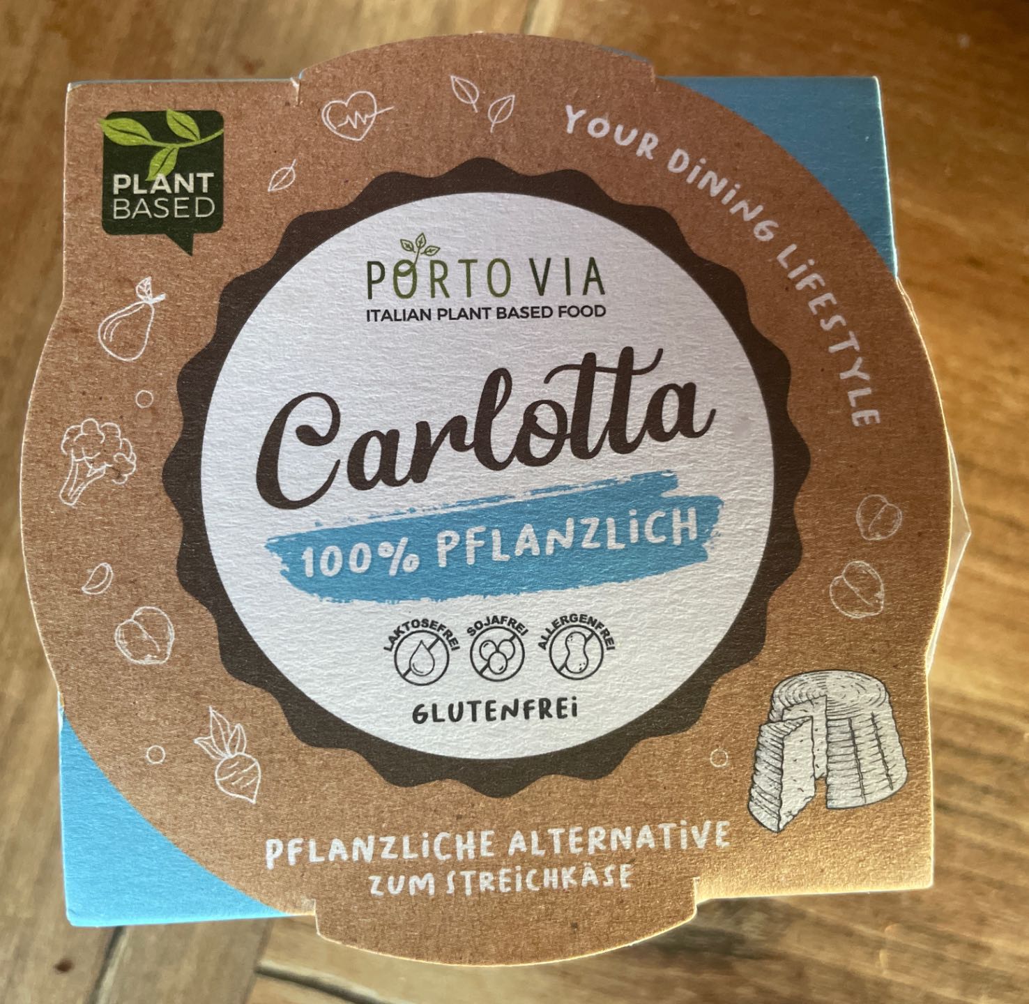 Carlotta italienischer Streichkäse