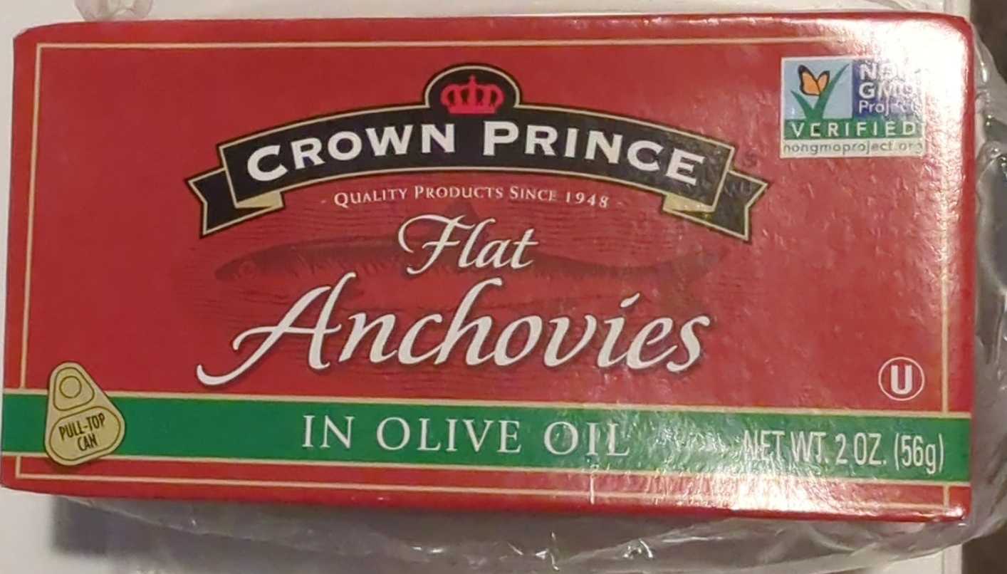 Flat Anchovies in Olive Oil