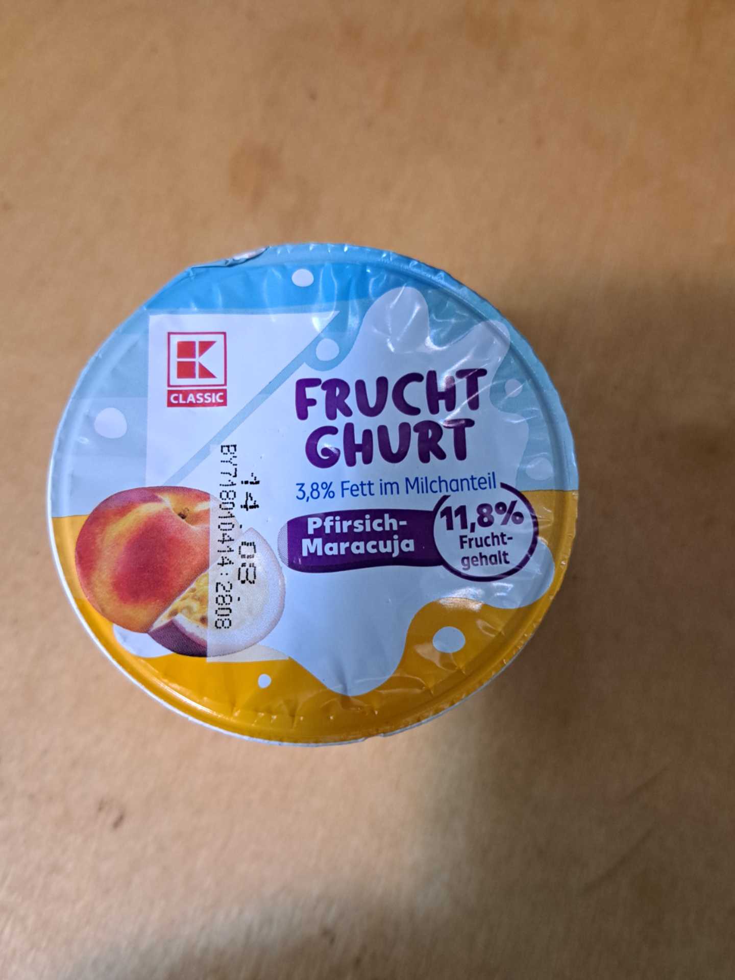 Fruchtghurt Pfirsich