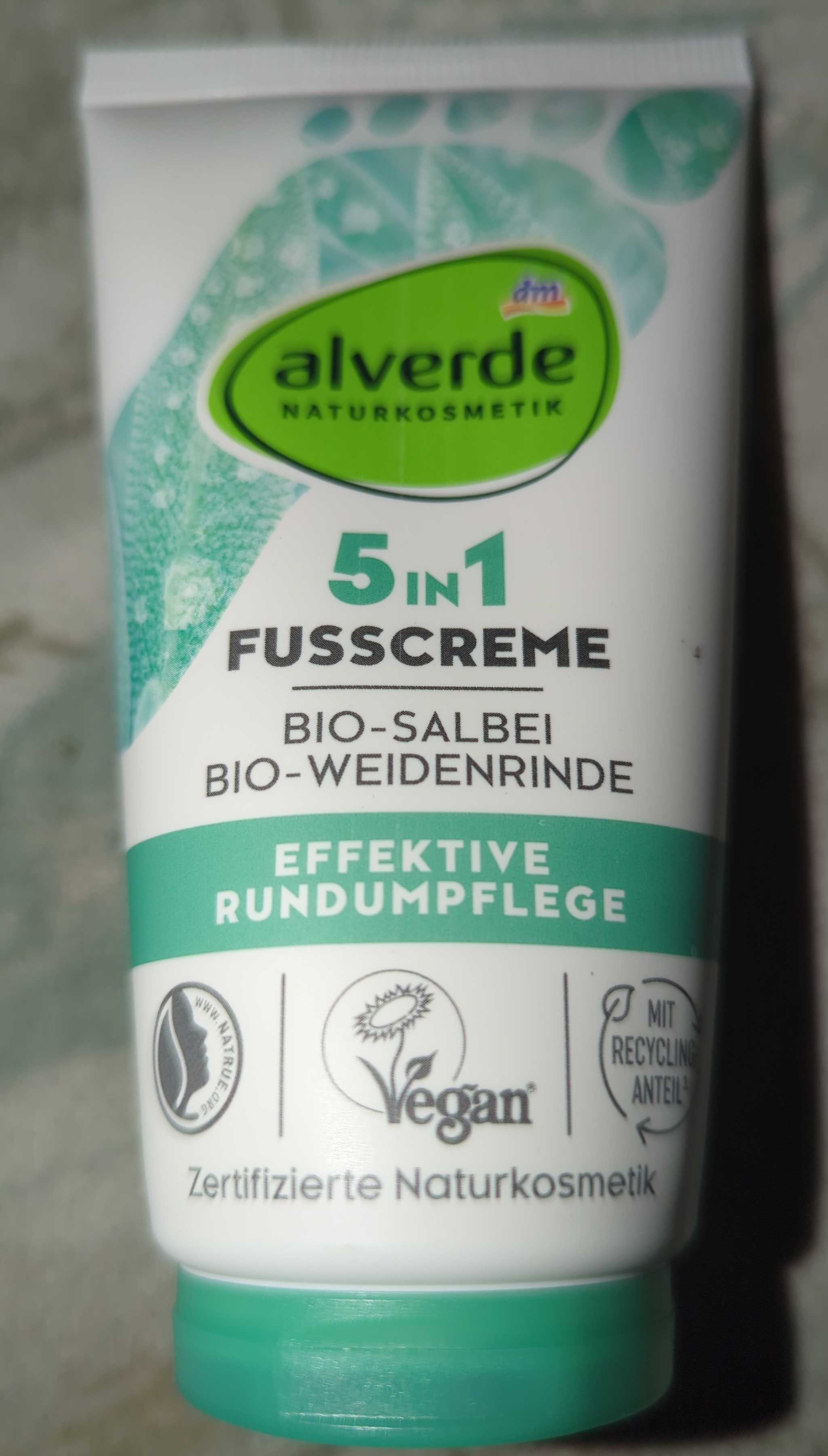 Fusscreme 5 in 1, bio
