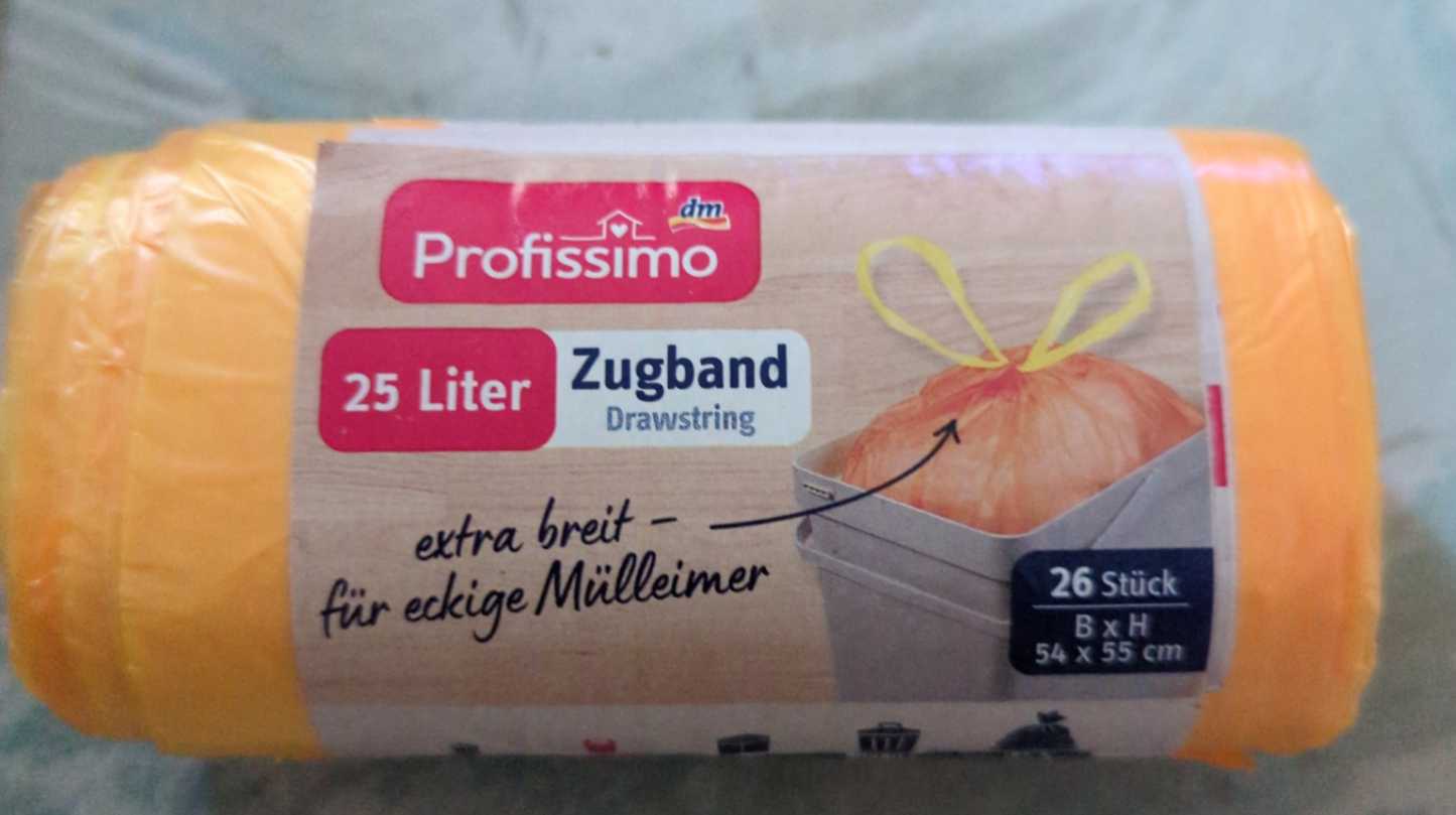 Mülleimer mit Zugband, 25l