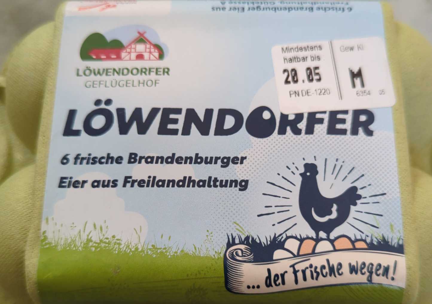 Eier aus Freilandhaltung